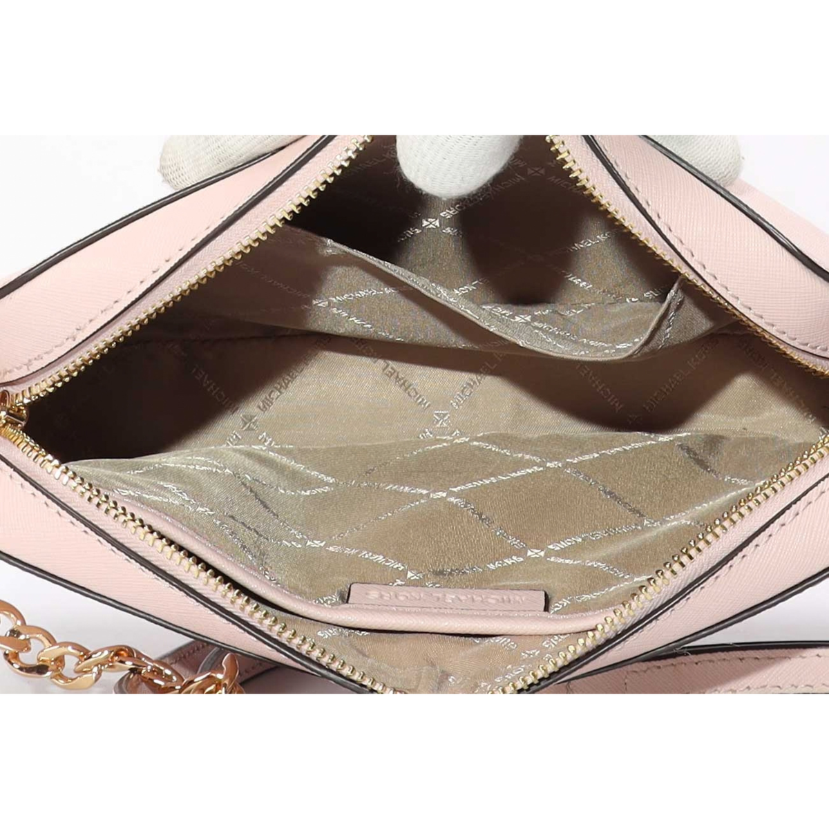 Michael Kors Dusty Pinkish Jet Set Cross Body Bag