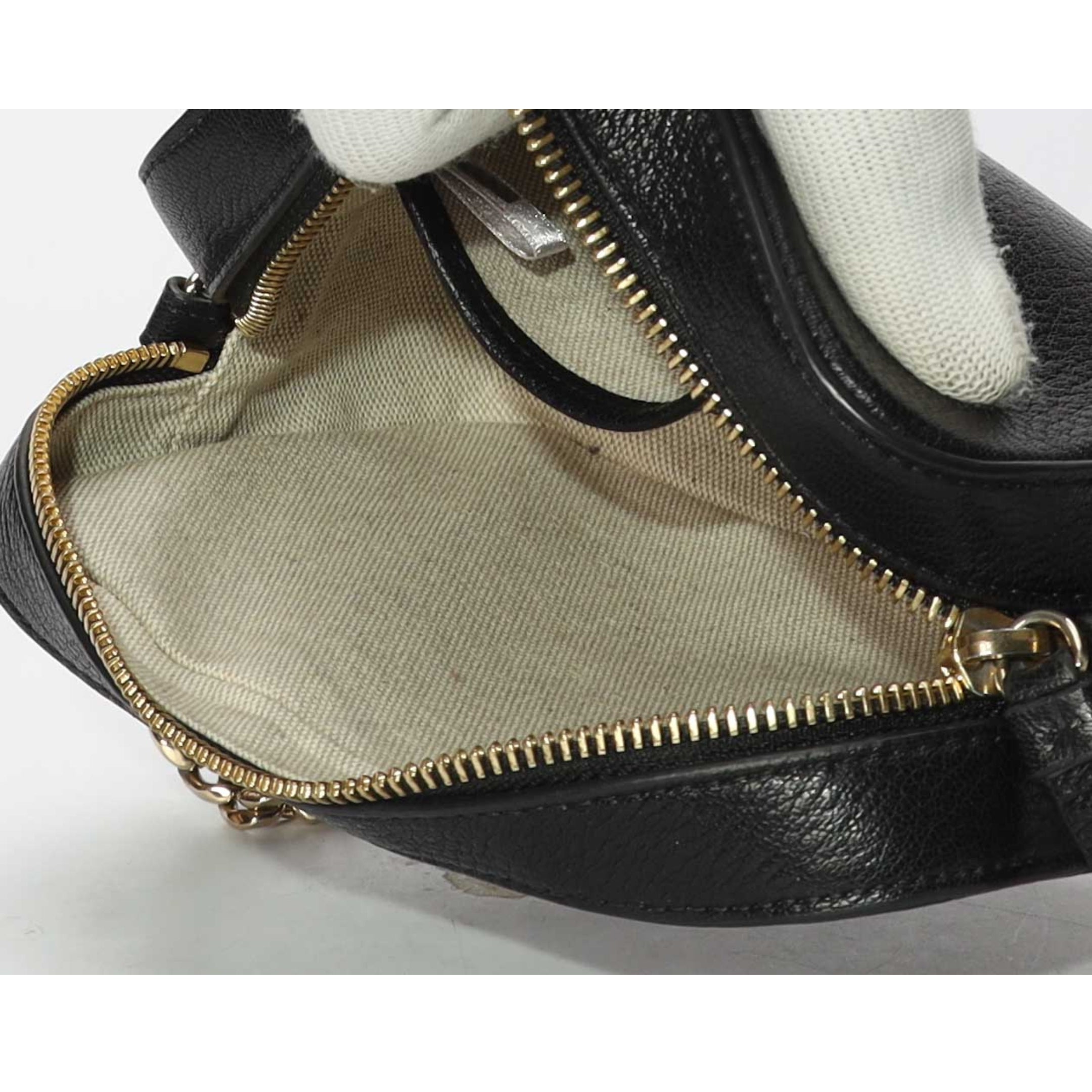 Jimmy Choo Balti Embossed Black Camera Bag