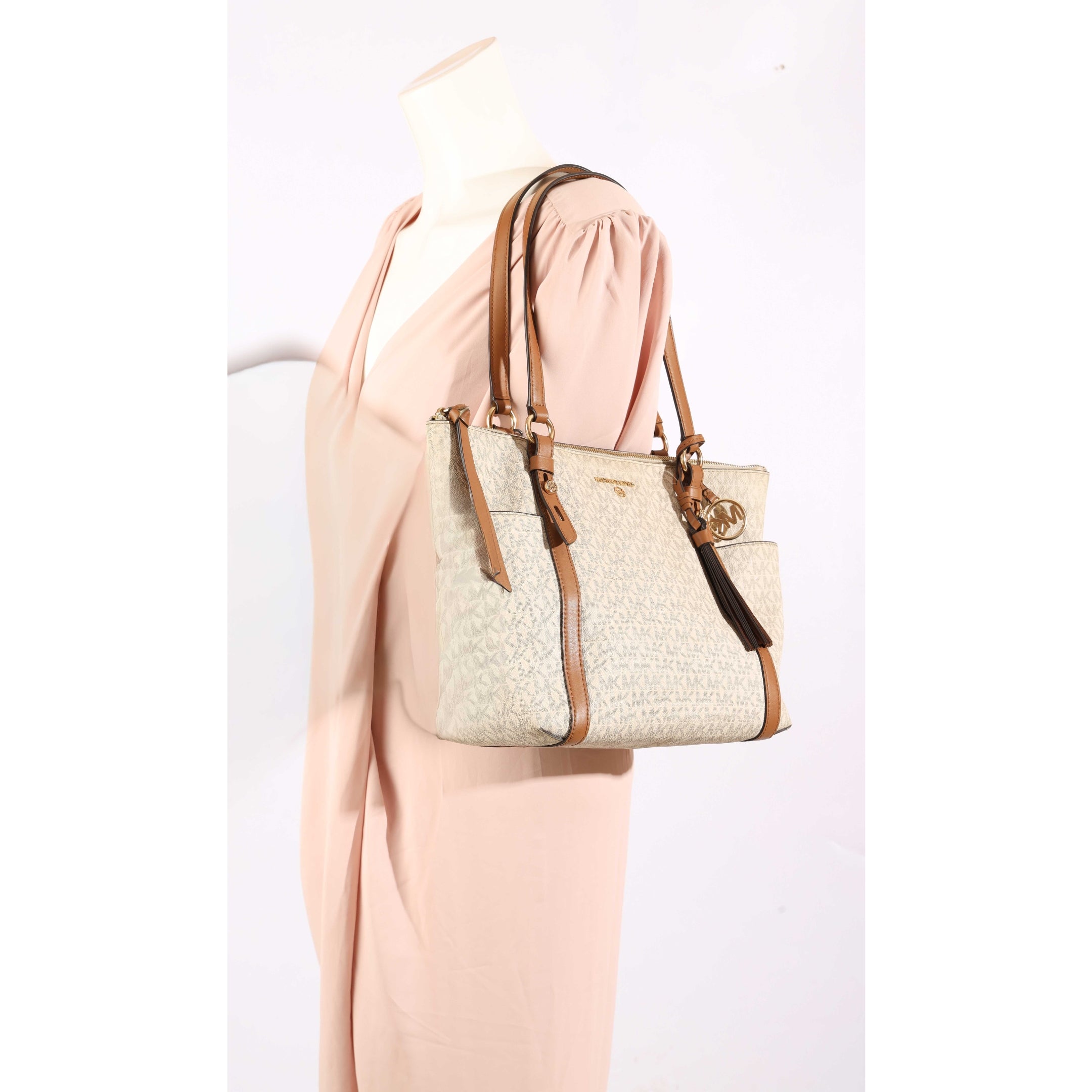 Michael Kors Sullivan Large Logo Zip Tote