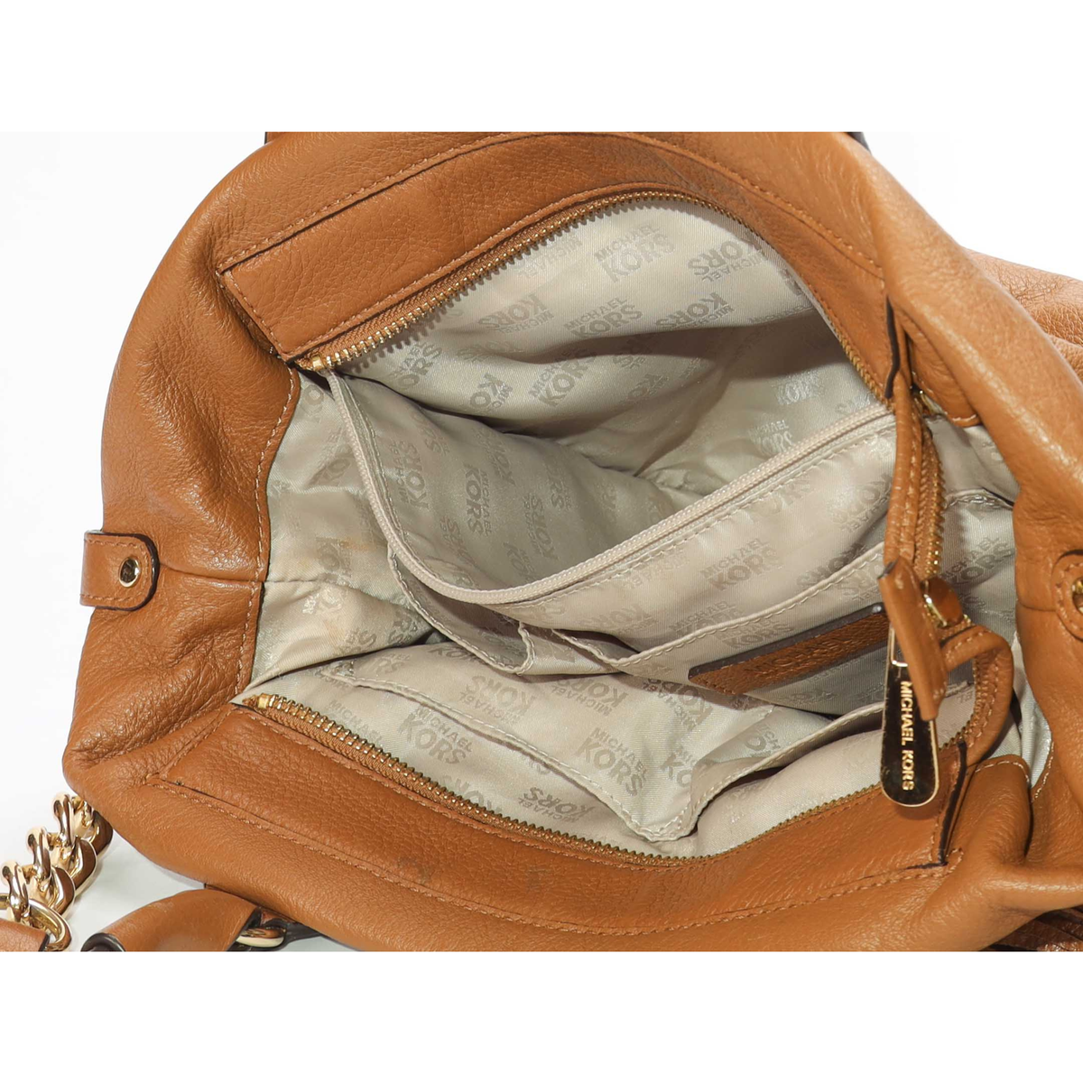Michael Kors Tassel Brown Satchel