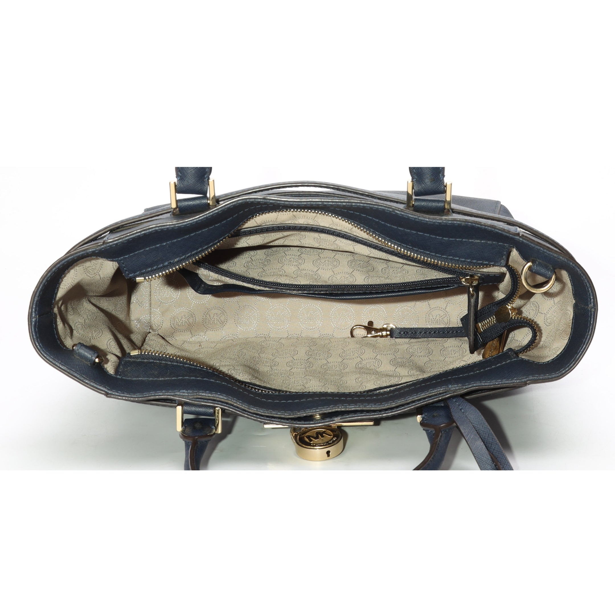 Michael Kors Navy Modern Hamilton Tote