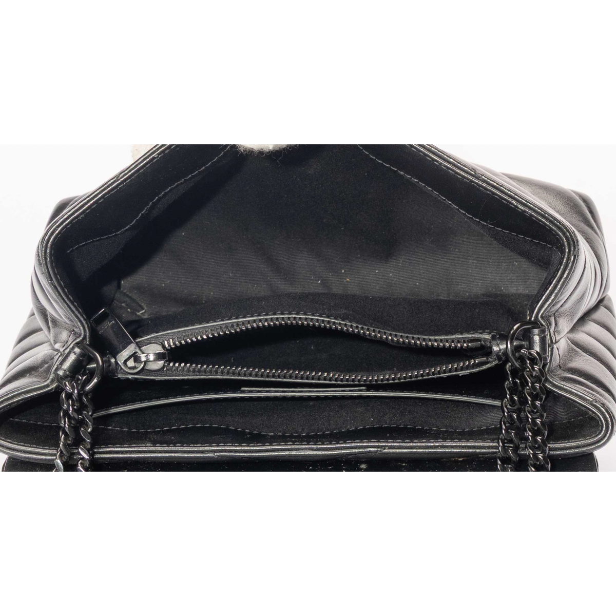 Saint Laurent Black Convertible Shoulder Bag