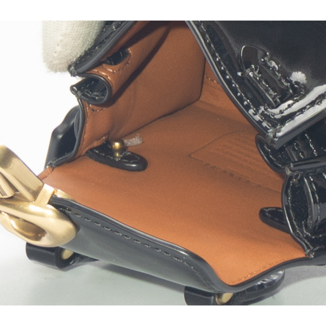 Coach Sammy Black Top Handle Mini Sling Bag