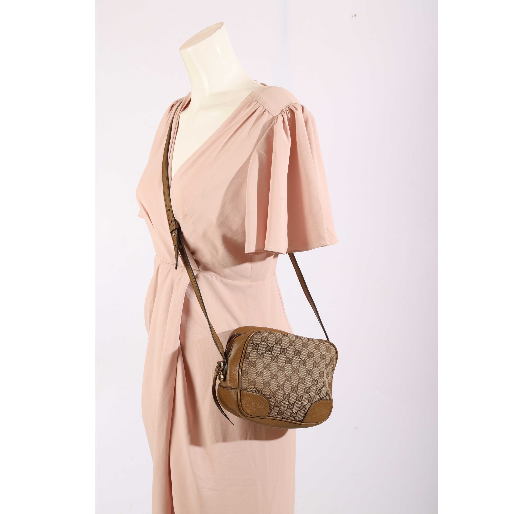 Gucci GG Mini Bree Tan Crossbody Bag
