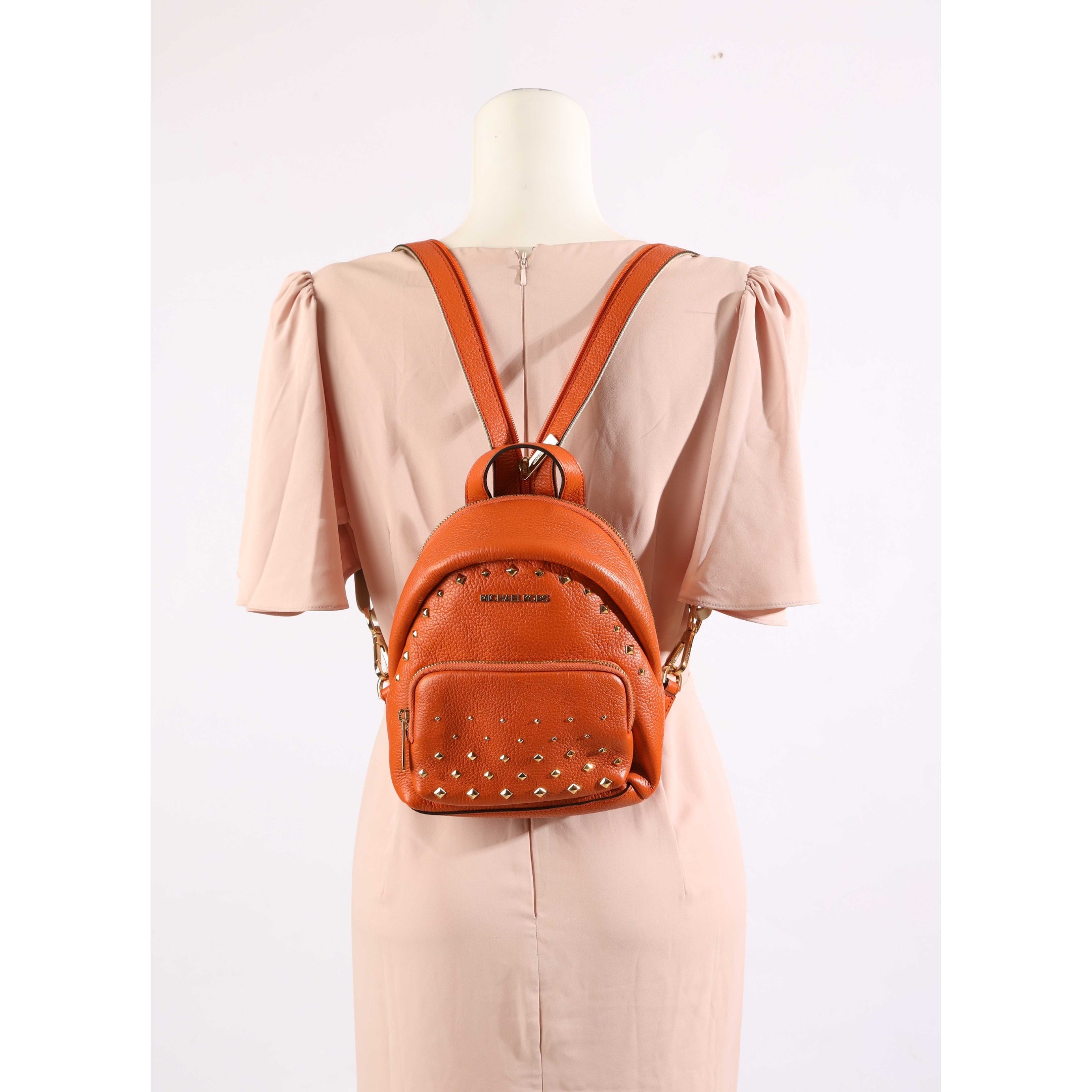 Michael Kors Erin Orange Backpack
