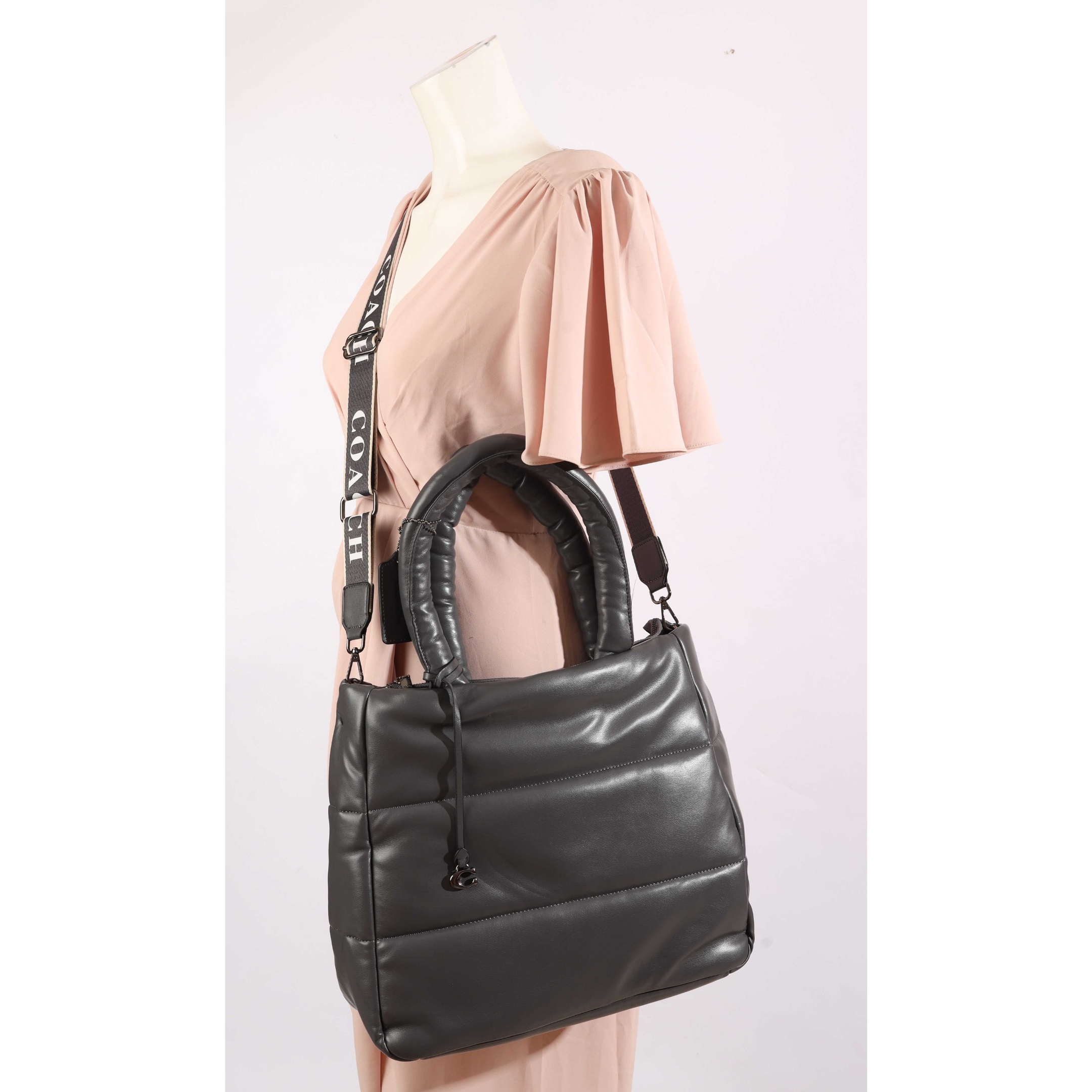Coach Pillow Black Tote