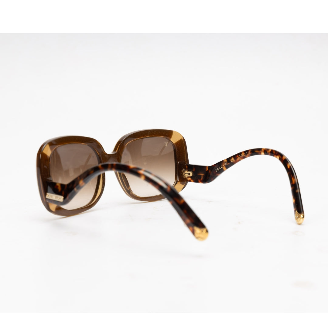 Louis Vuitton Brown Anemone Gradient Sunglasses