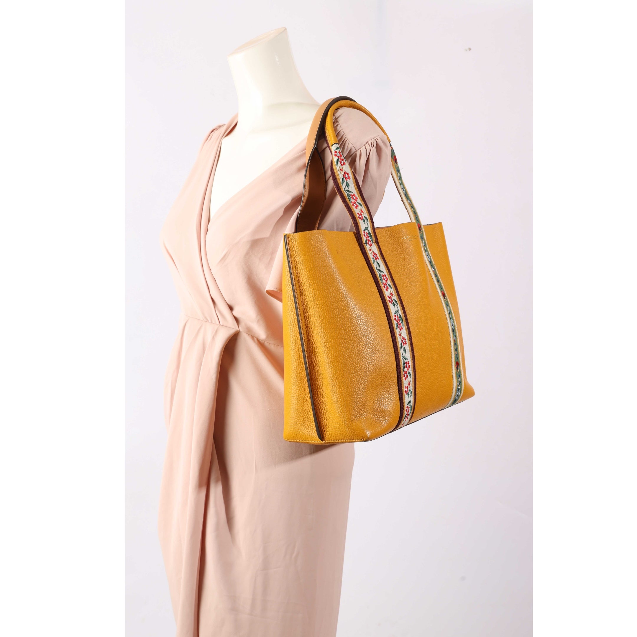 Tory Burch Perry Yellow Tote