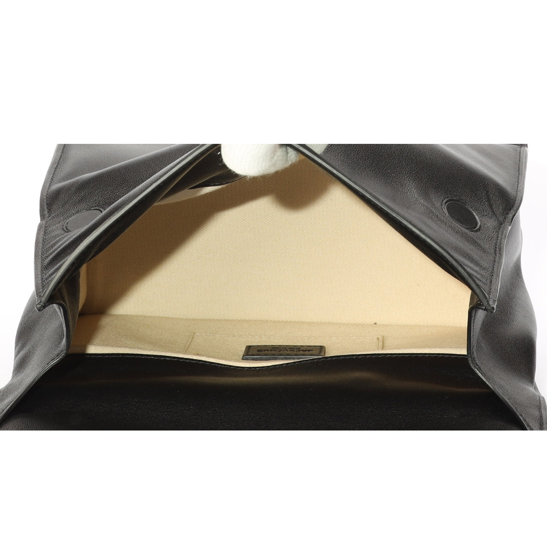 Jacquemus Black The Rond Carre Clutch