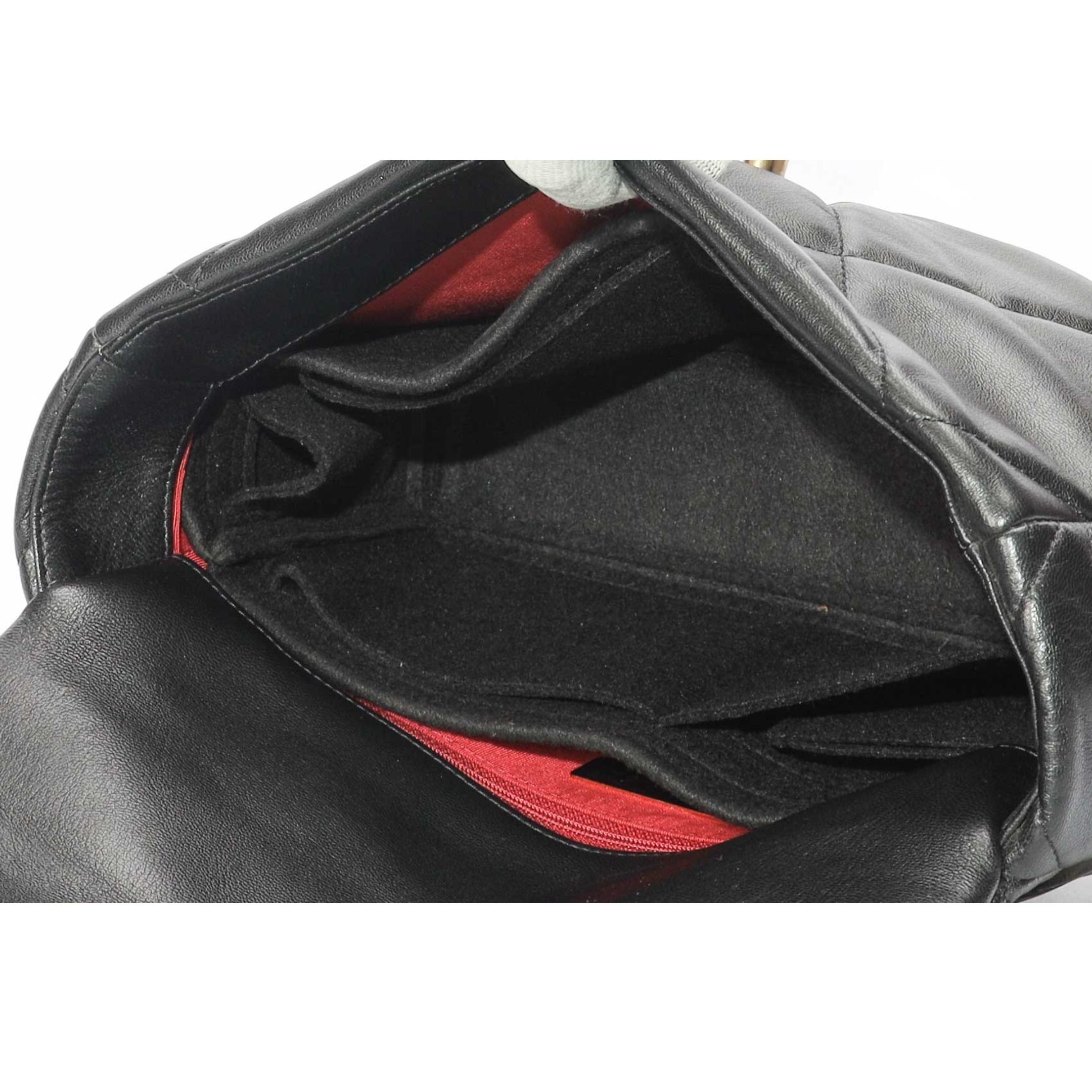 Chanel Lambskin Quilted Flap Black