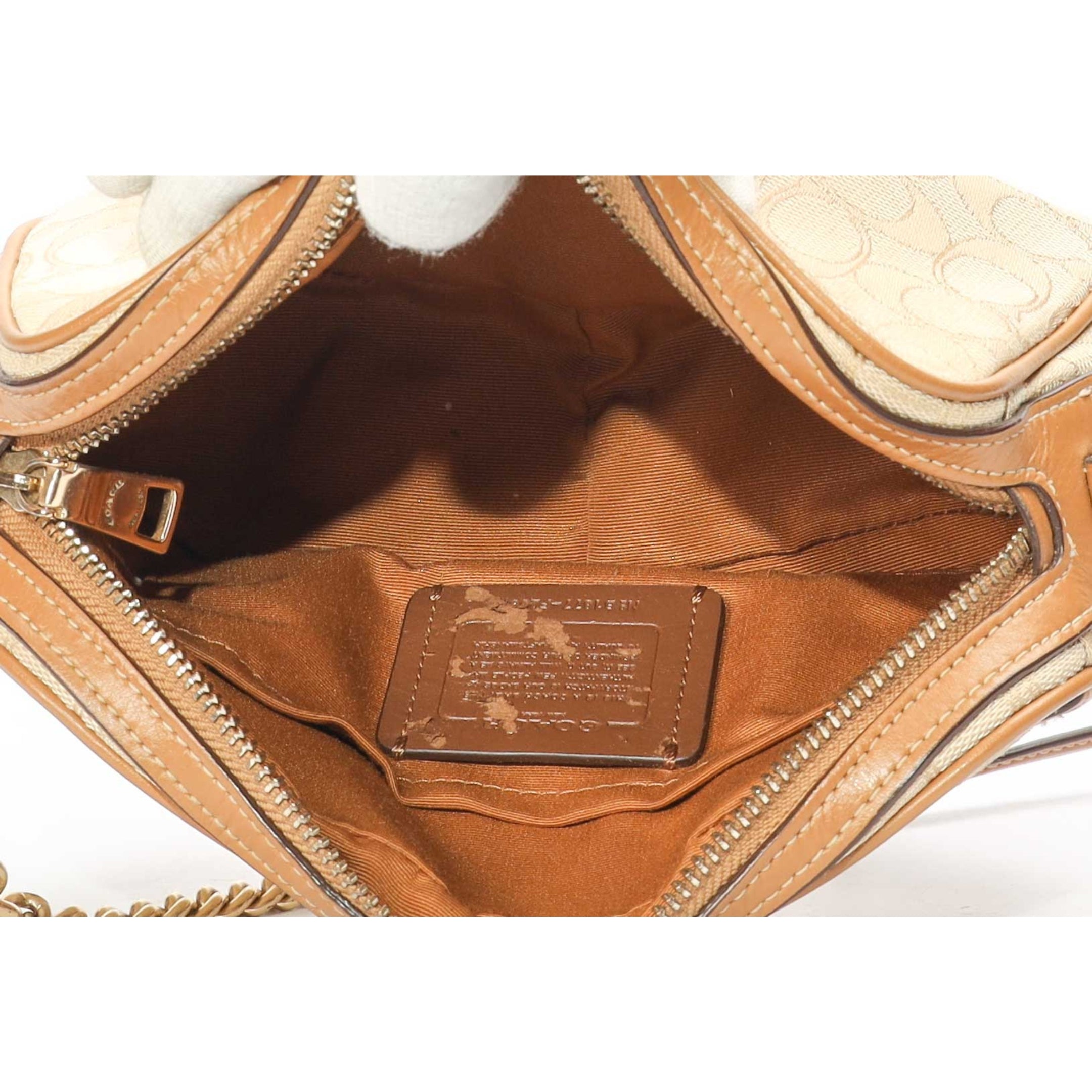 Coach Mini Signature Canvas Camera Bag