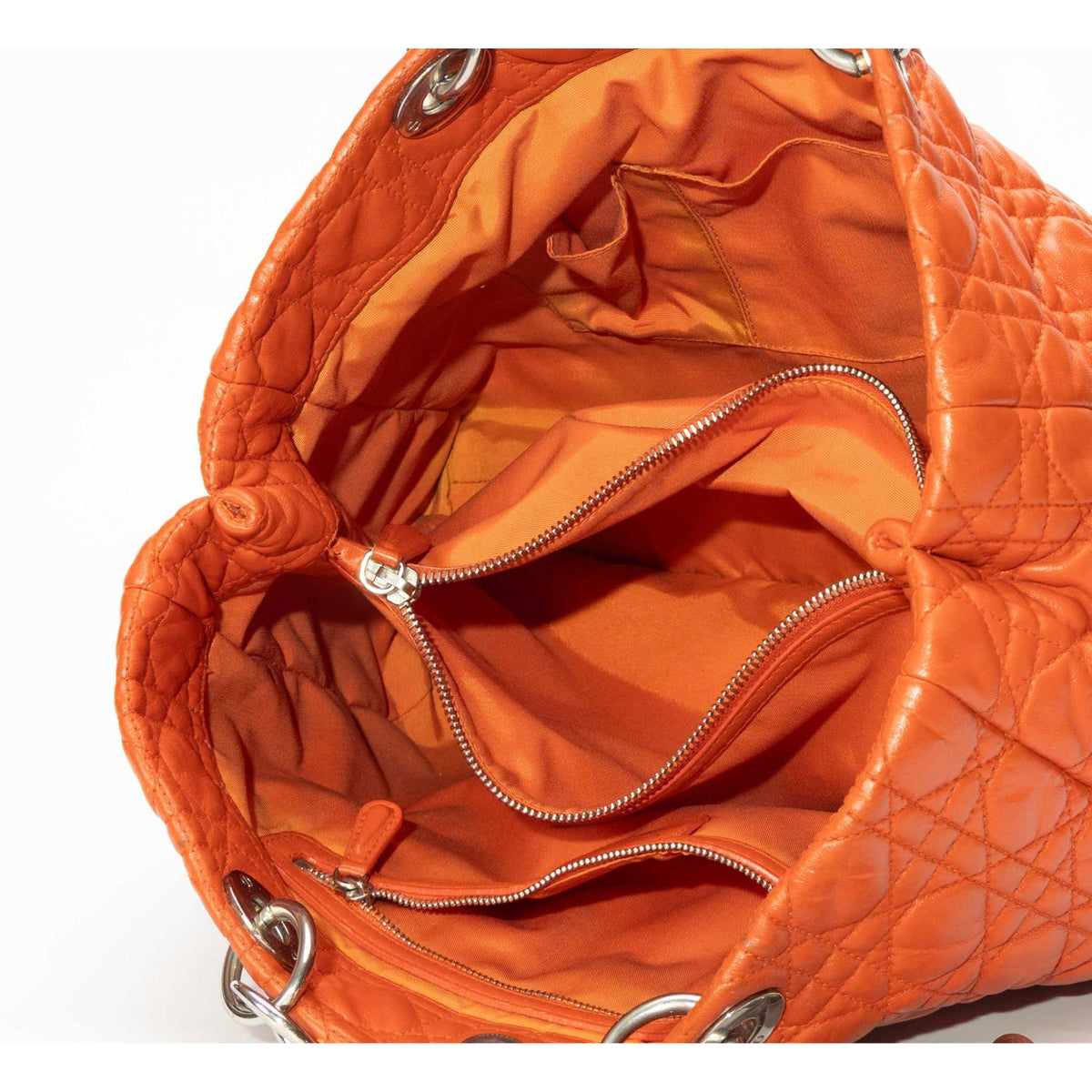 Christian Dior Quilted Shopping Tote