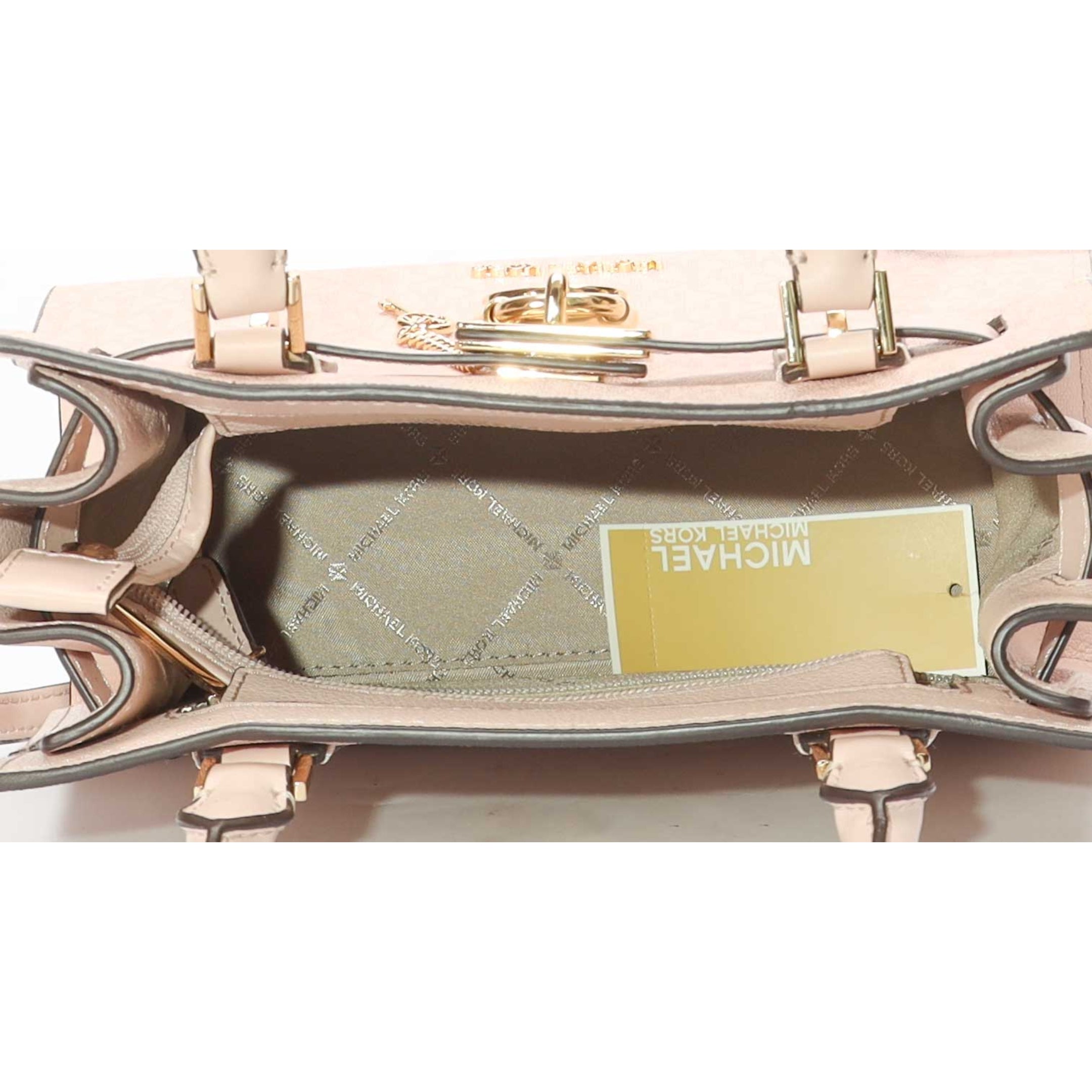 Michael Kors Hamilton Pink Logo Satchel