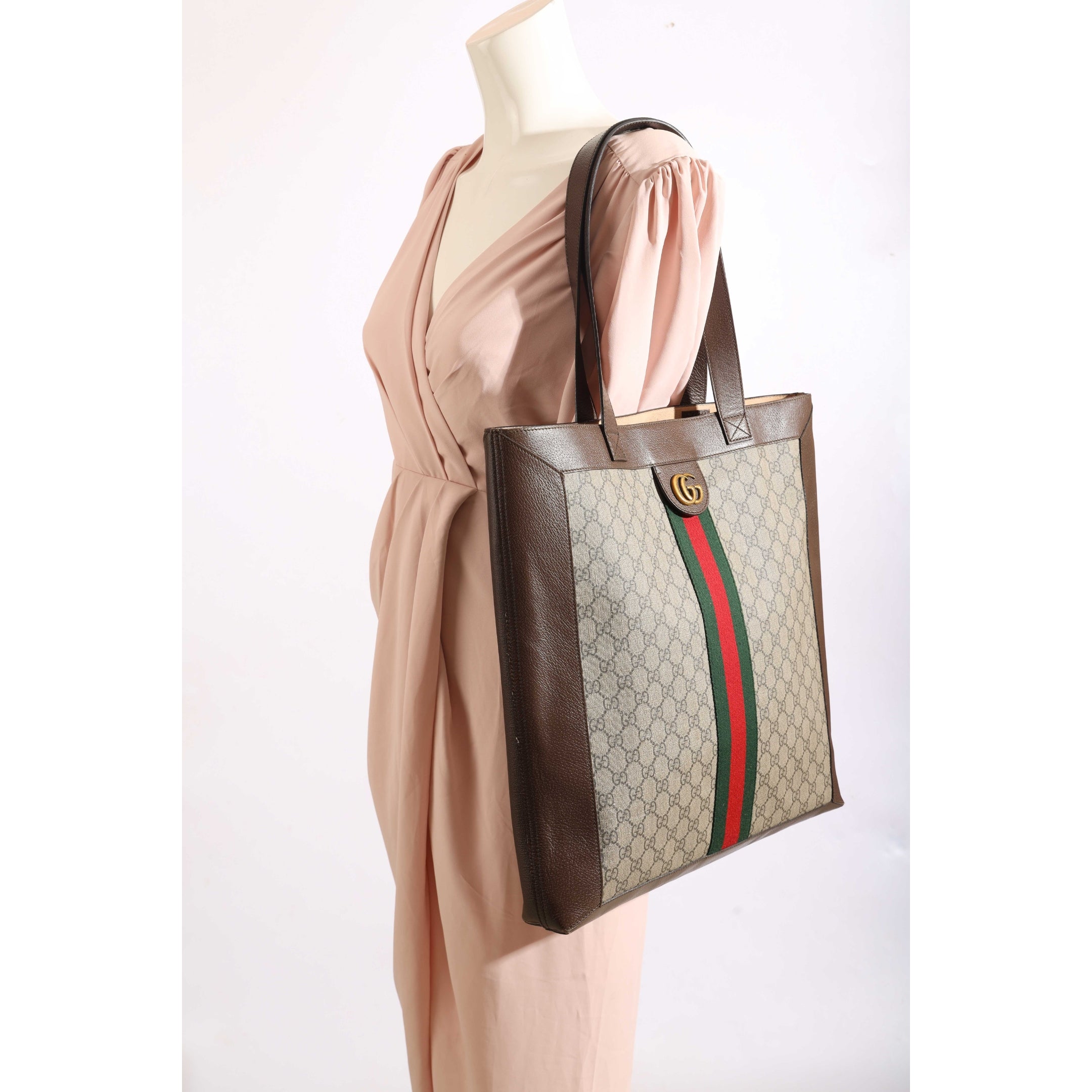 Gucci GG Ophidia Web Large Tote