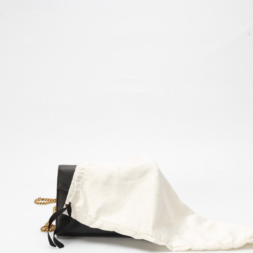 Gucci GG Marmont Black Mini Chain Bag