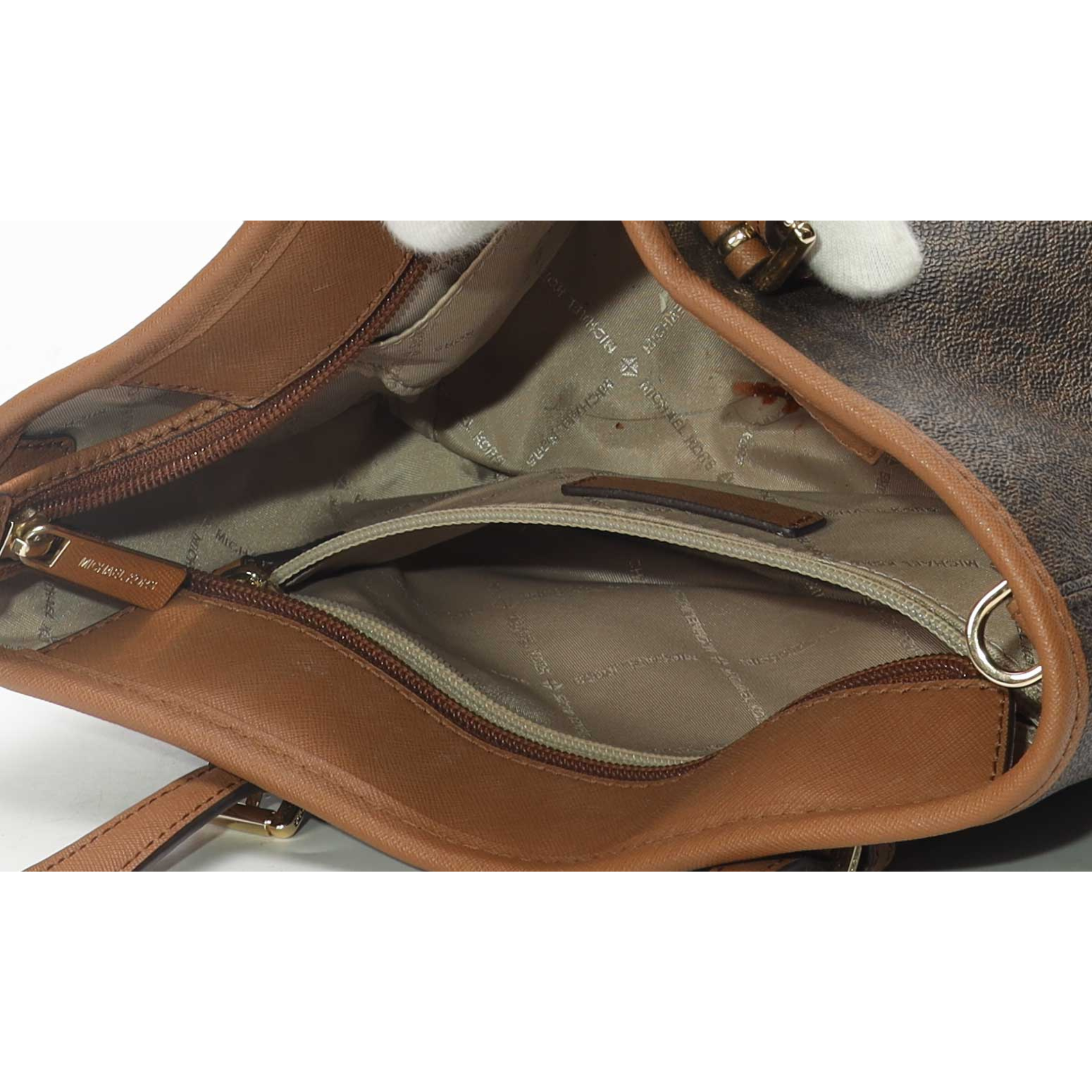 Michael Kors Dark Brown Jet Set Travel Tote