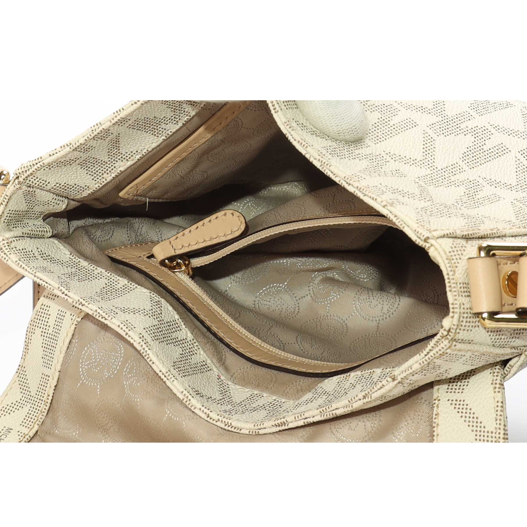 Michael Kors Vanilla Logo Crossbody Bag