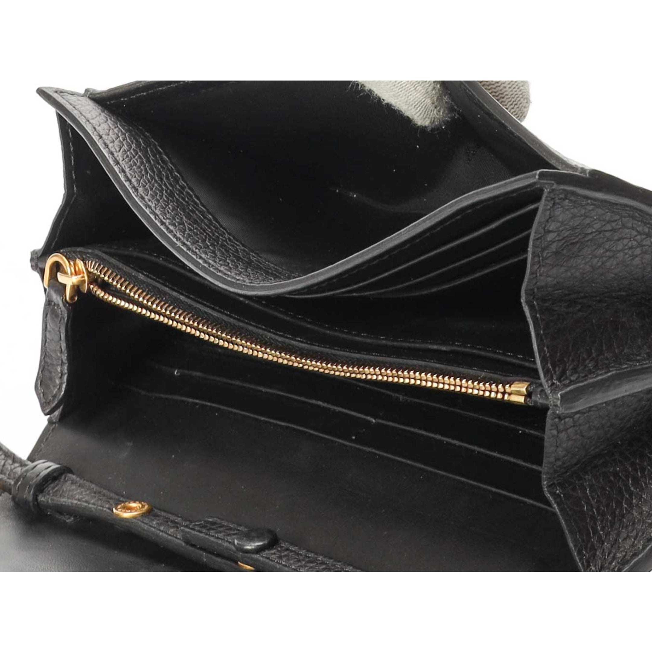 Burberry Black Chain Wallet