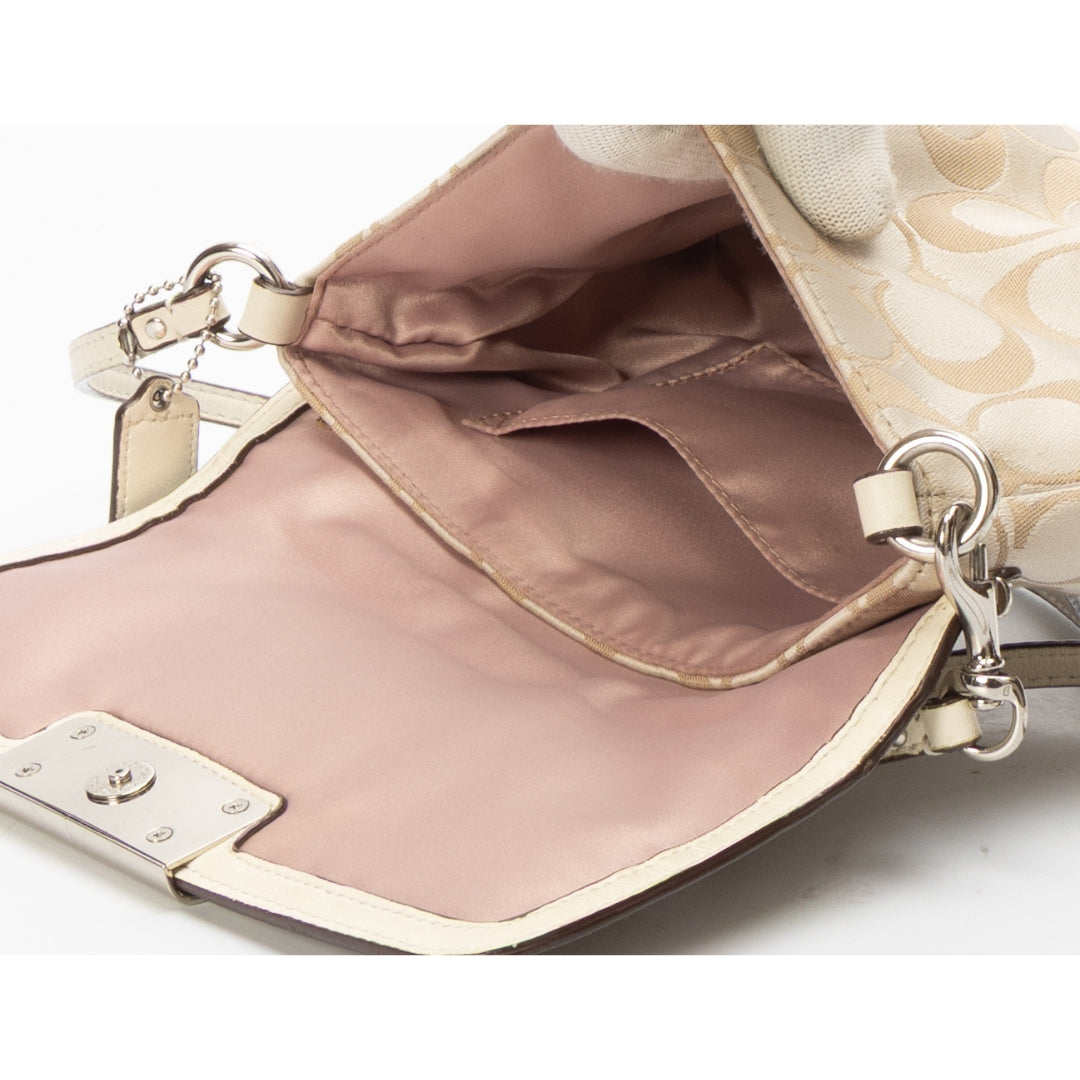 Coach Kristie White Sling Bag