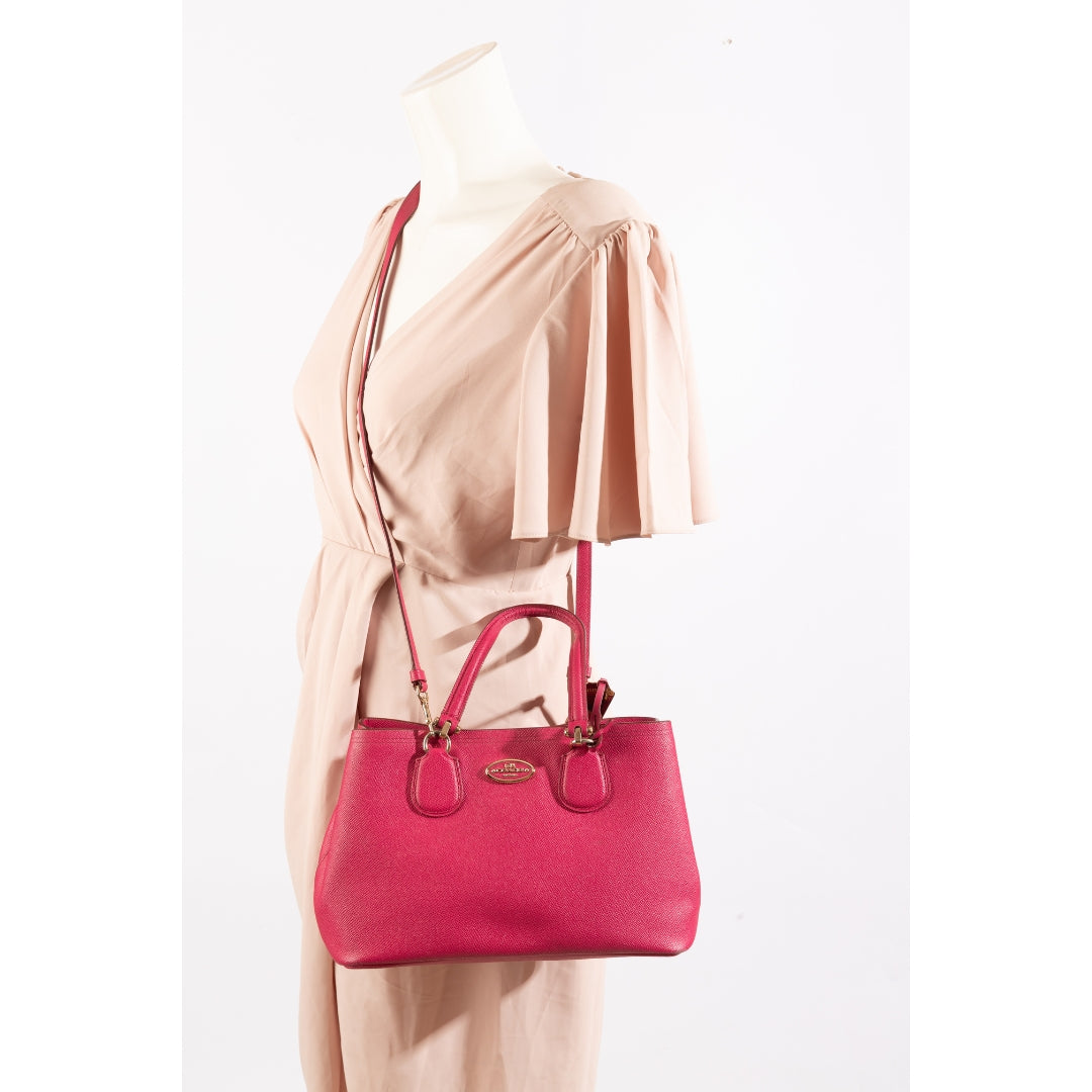 Coach Kitt Pink Carryall Convertible Satchel
