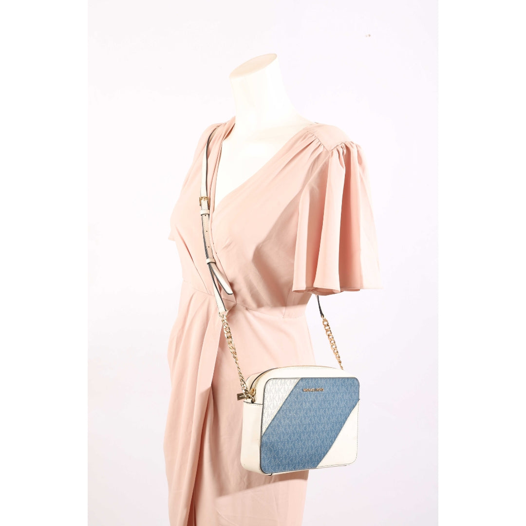 Michael Kors Tri-Color Logo Crossbody Bag