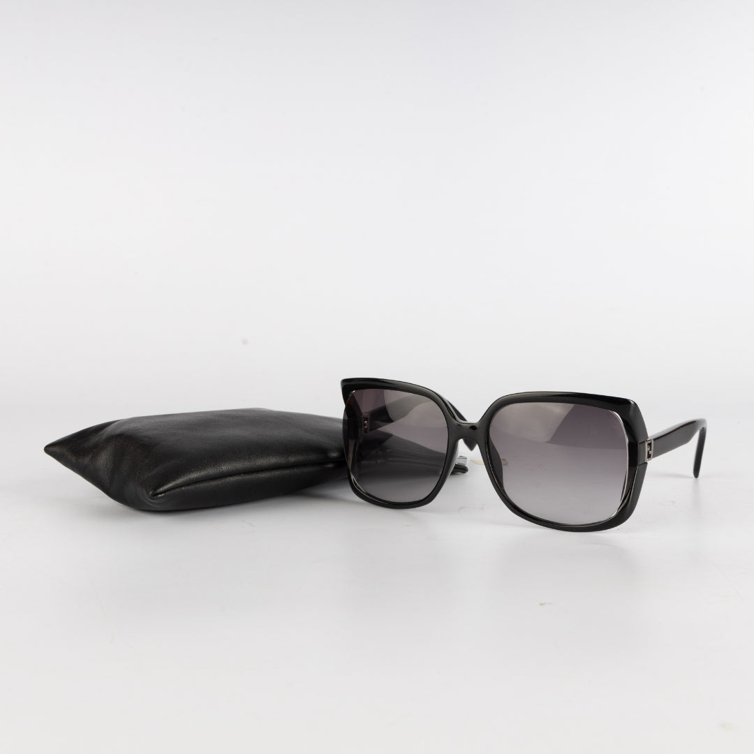 Fendi Black Fendista Square Sunglasses