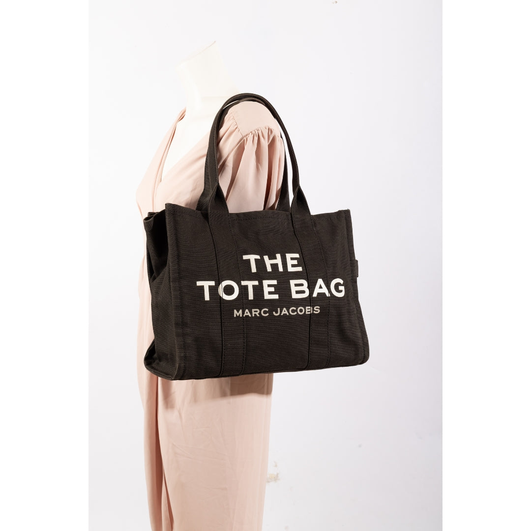 Marc Jacobs Black Jacquard Large Tote Bag