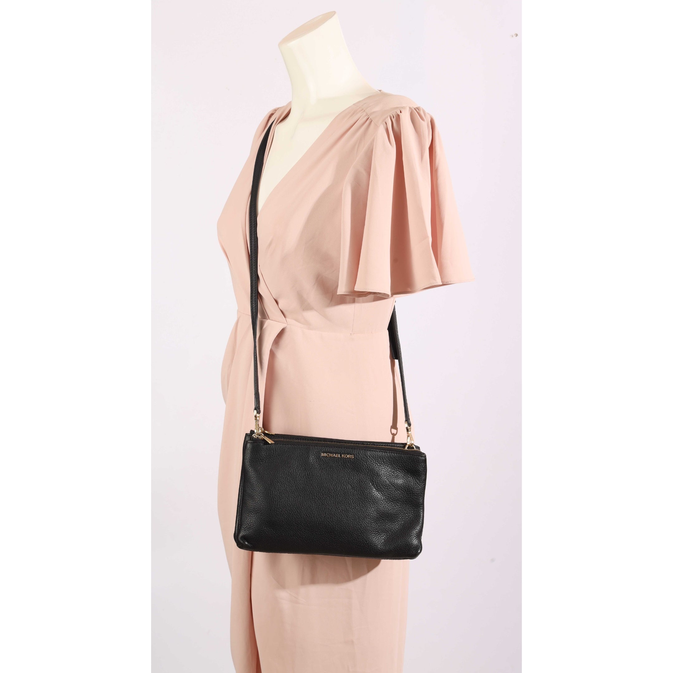 Michael Kors Jet Set Black Sling Bag