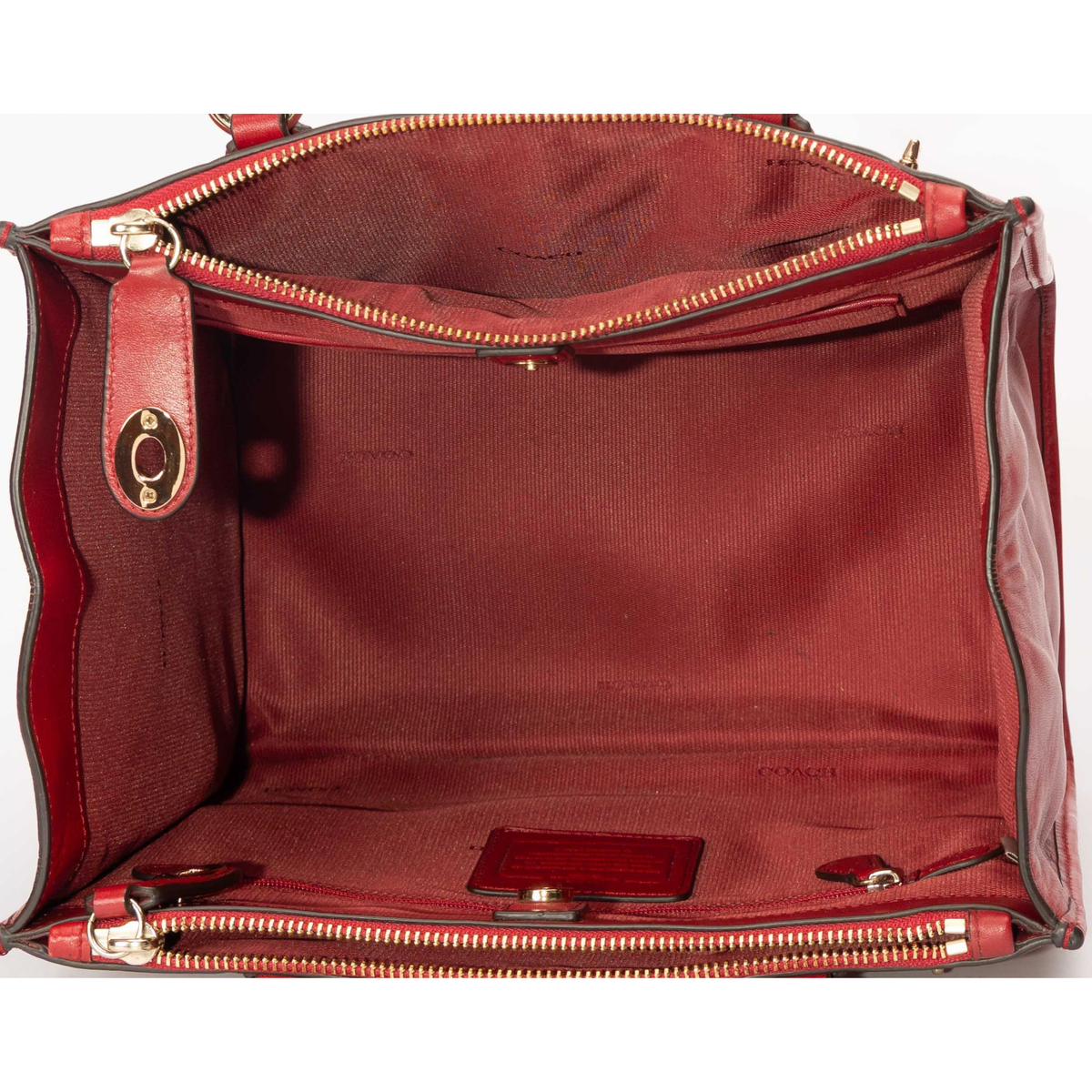 Coach Red Convertible Crossbody Bag