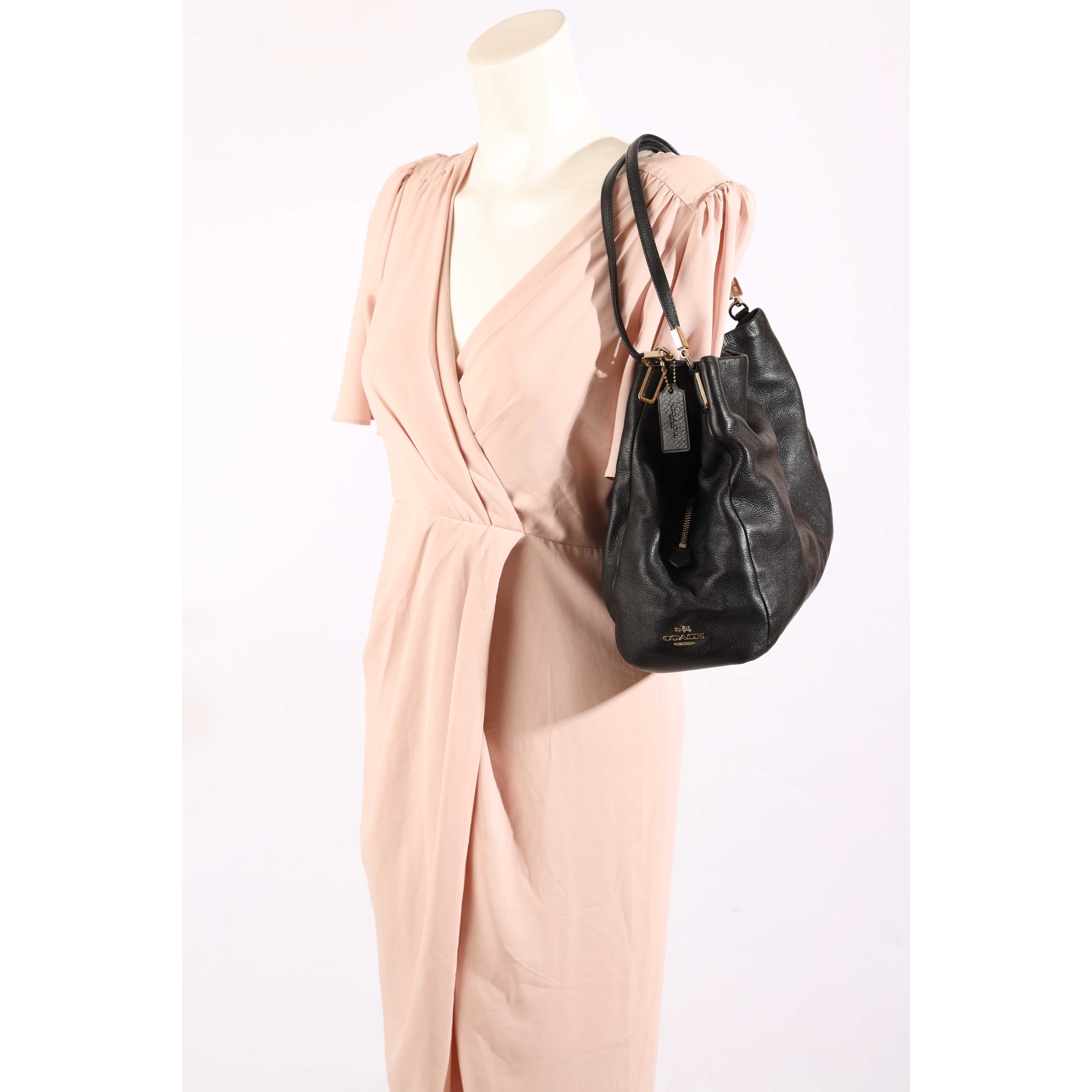 Coach Black Phoebe Hobo Bag