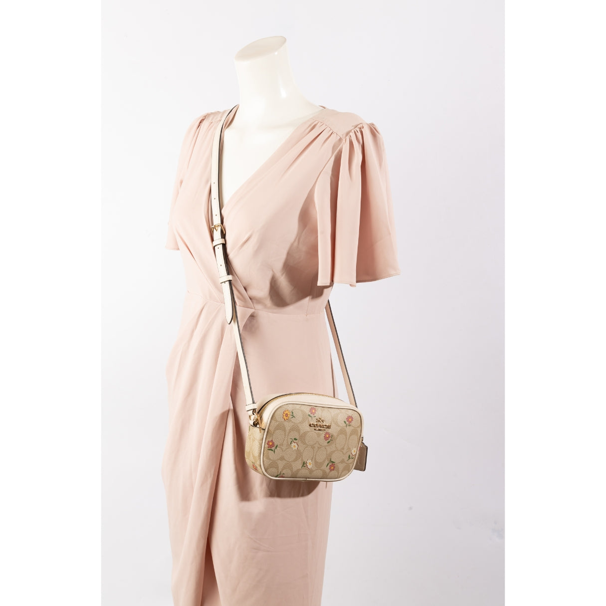 Coach Mini Jamie Floral Print Camera Bag