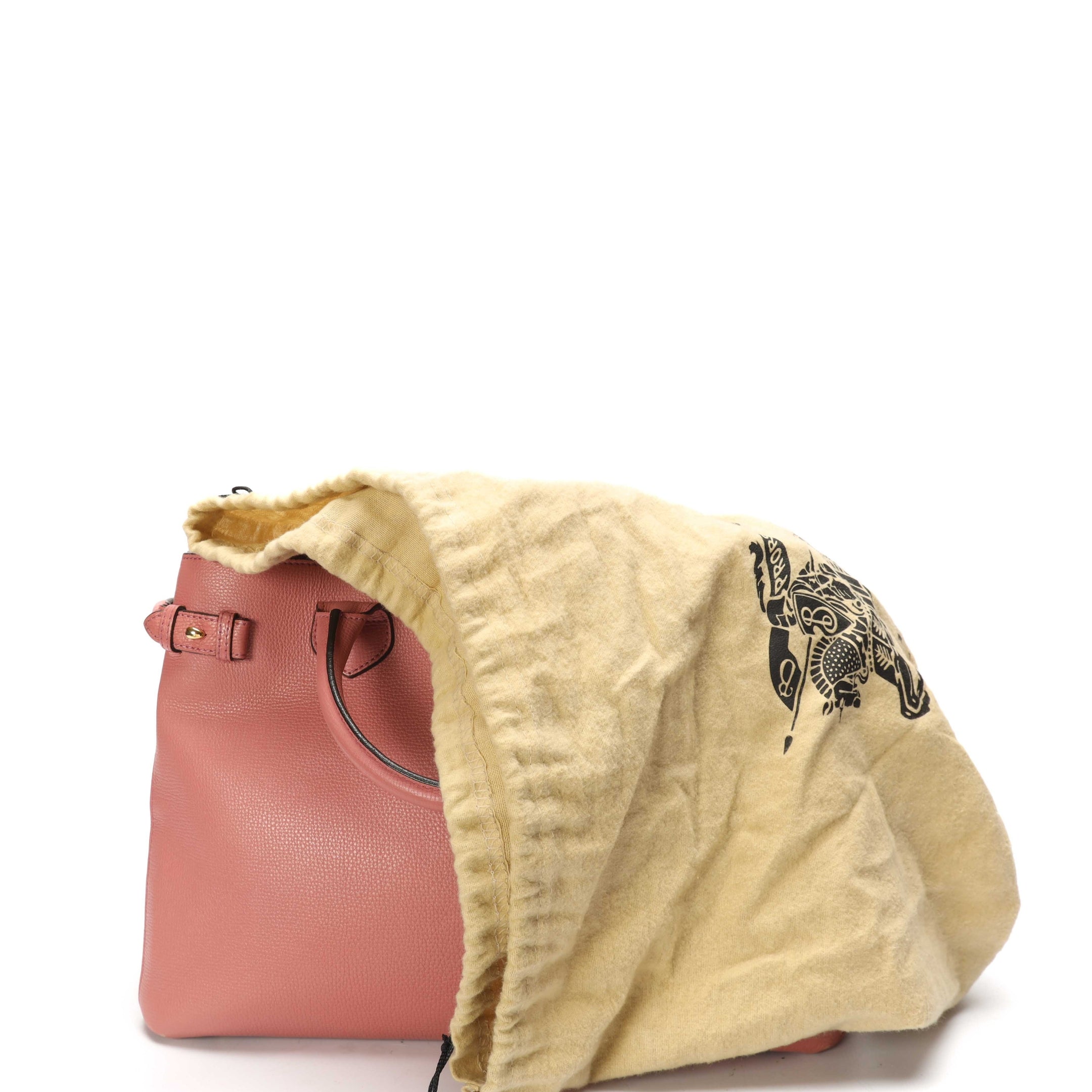 Burberry Pink Banner Large Satchel