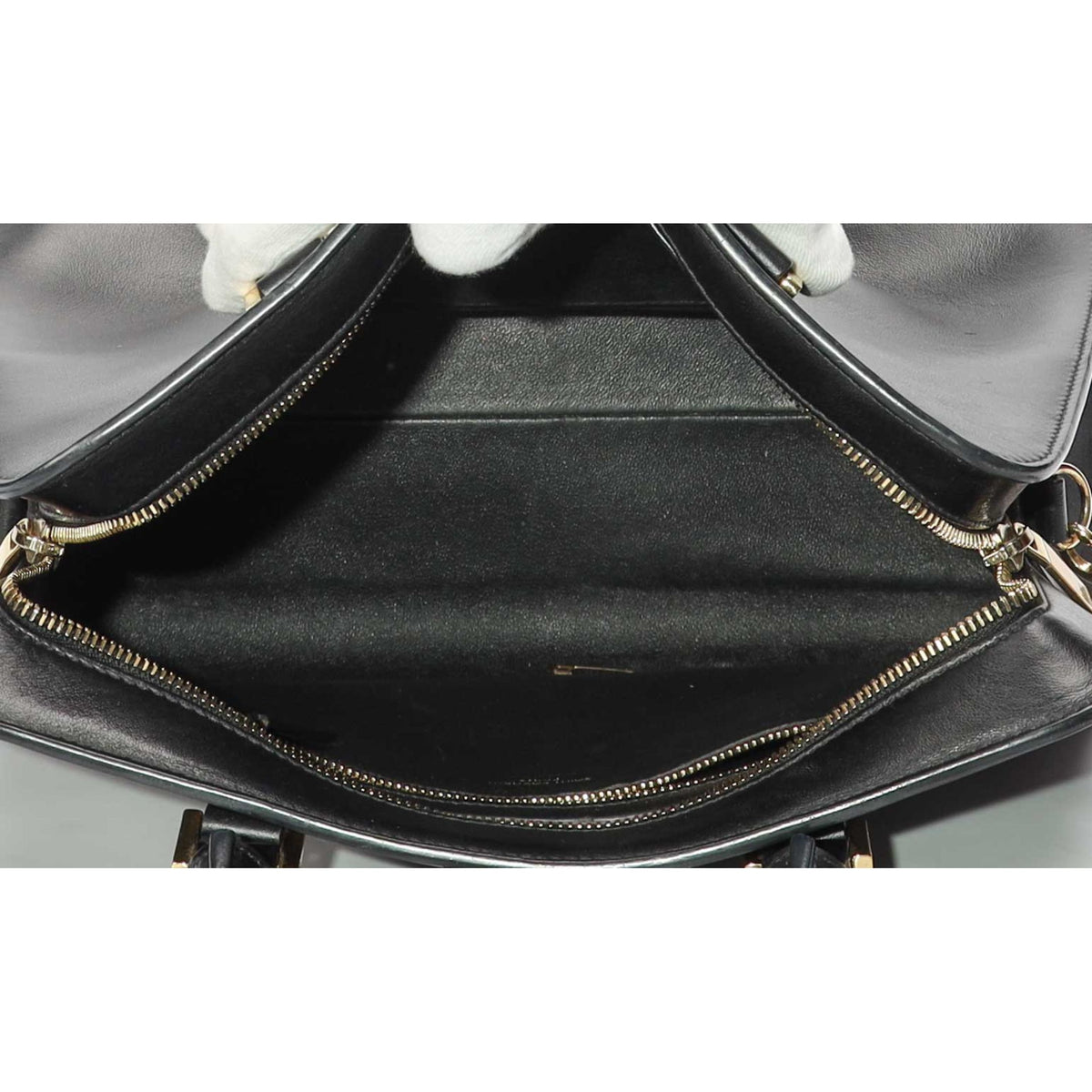 Saint Laurent Black Monogram Baby Cabas Bag