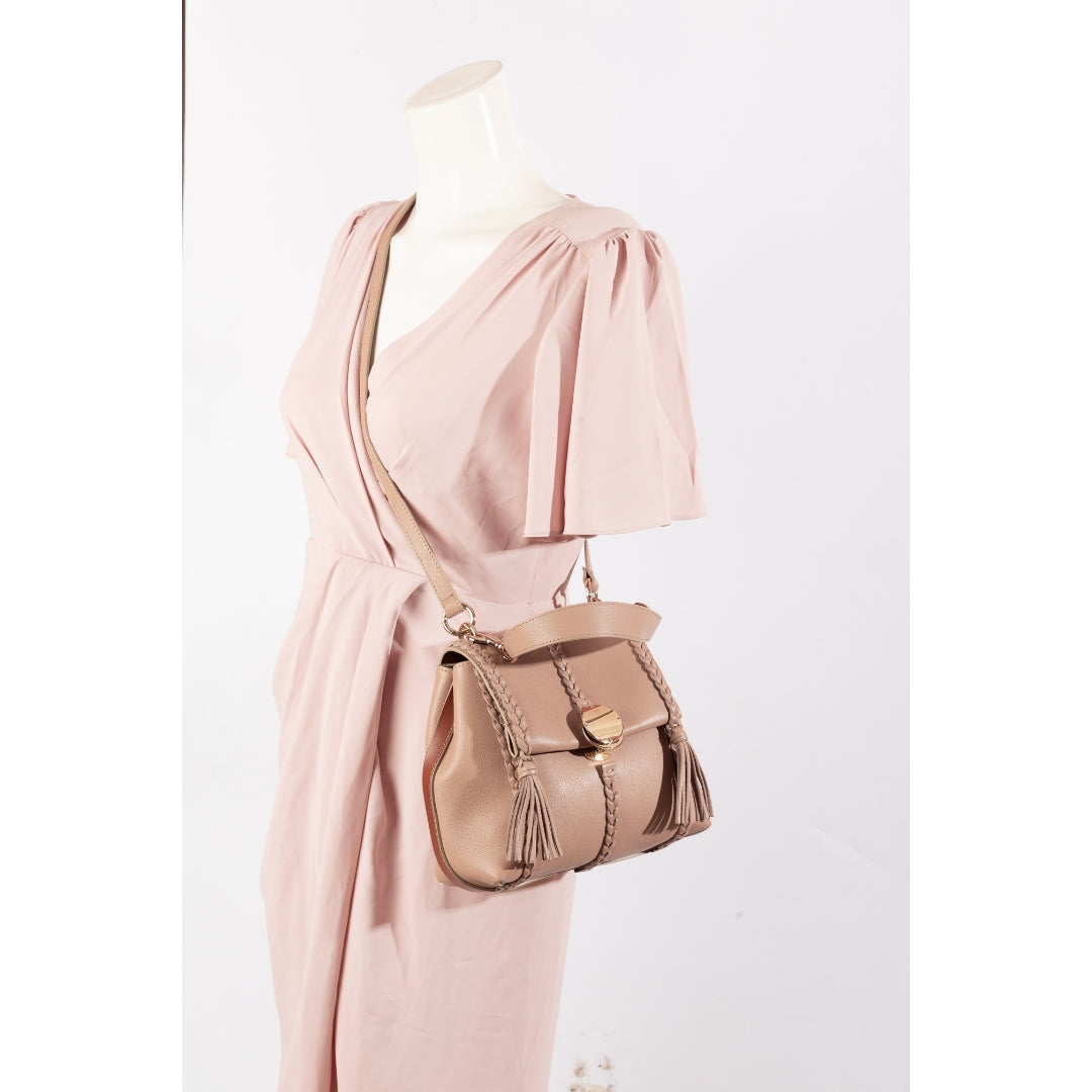Chloe Penelope Beige Convertible Satchel