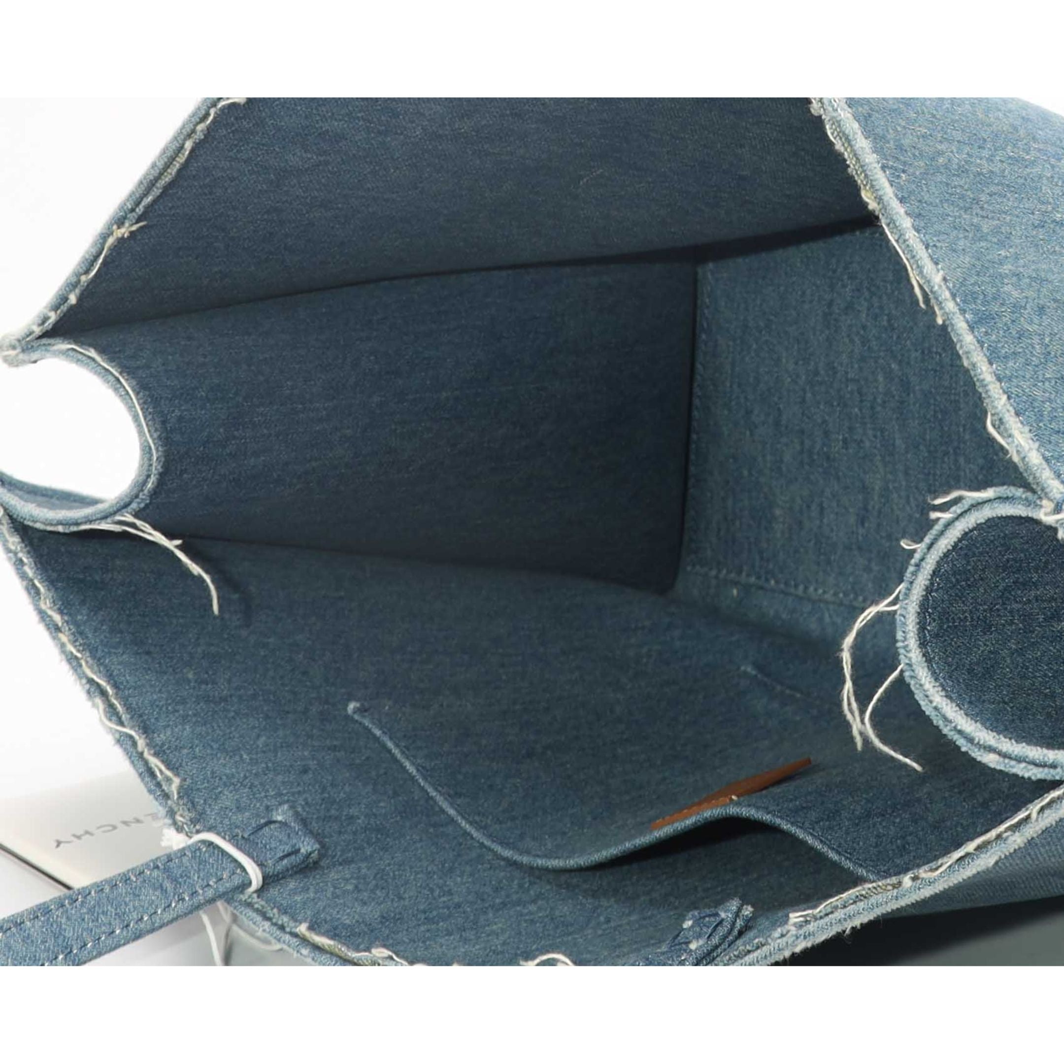Givenchy Blue Denim Shopping Tote