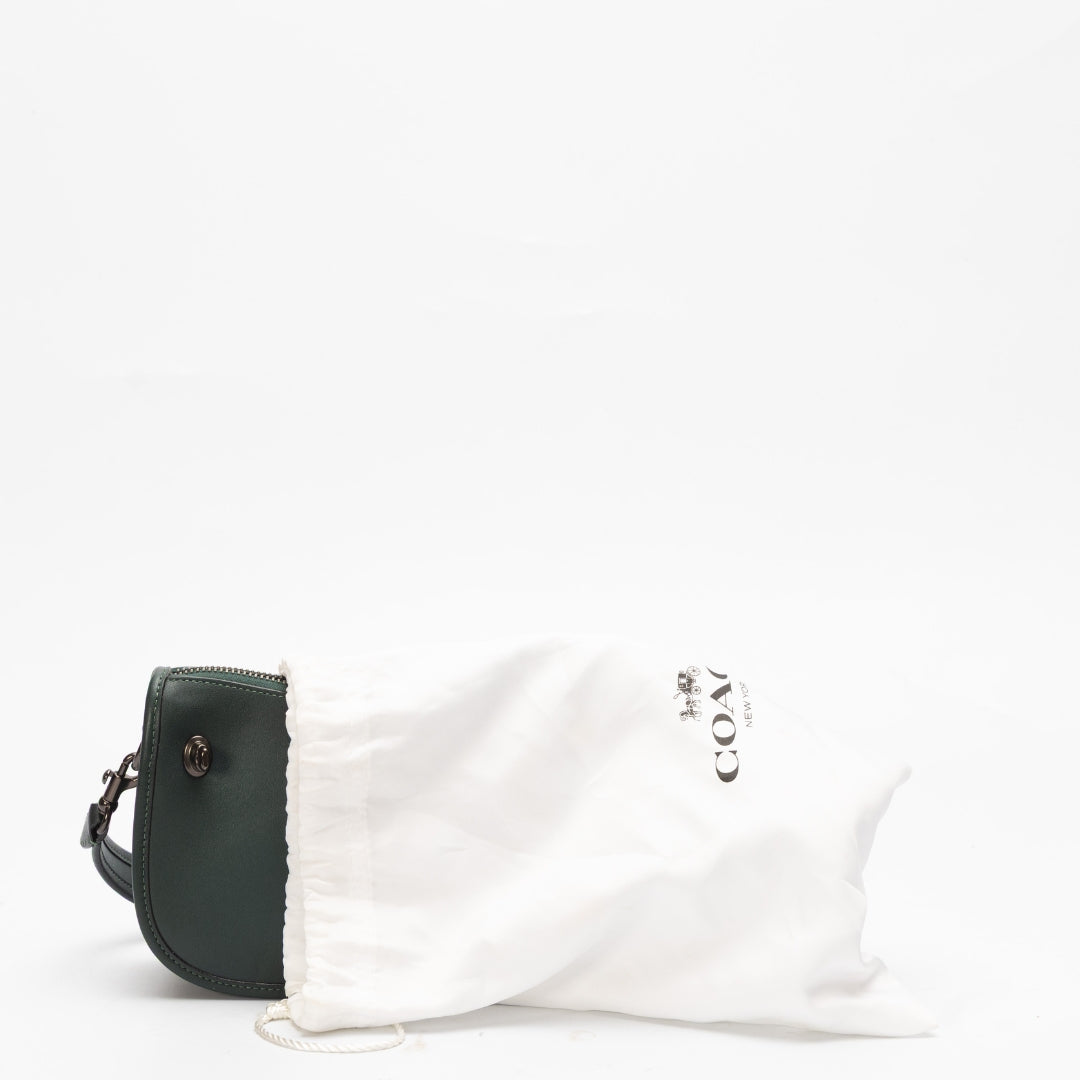 Coach Green Swinger Small Sling Bag