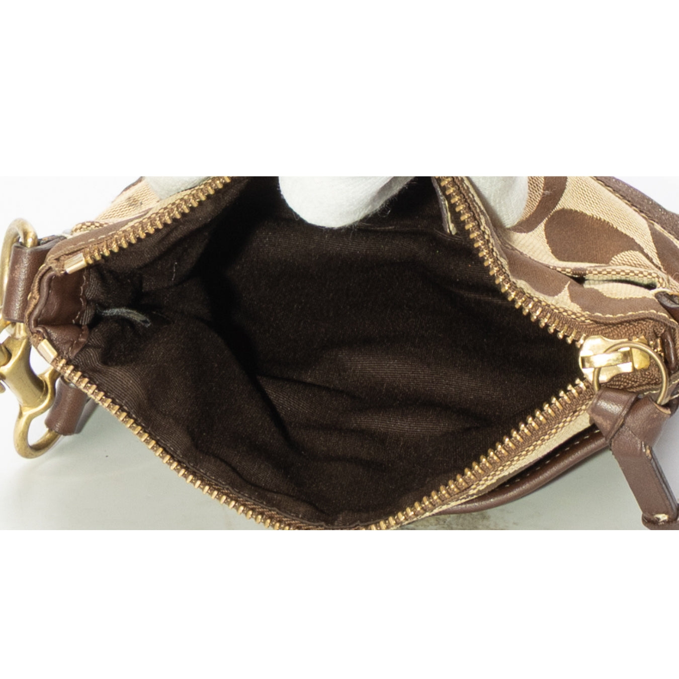 Coach Brown/Beige Swingpack Crossbody Bag