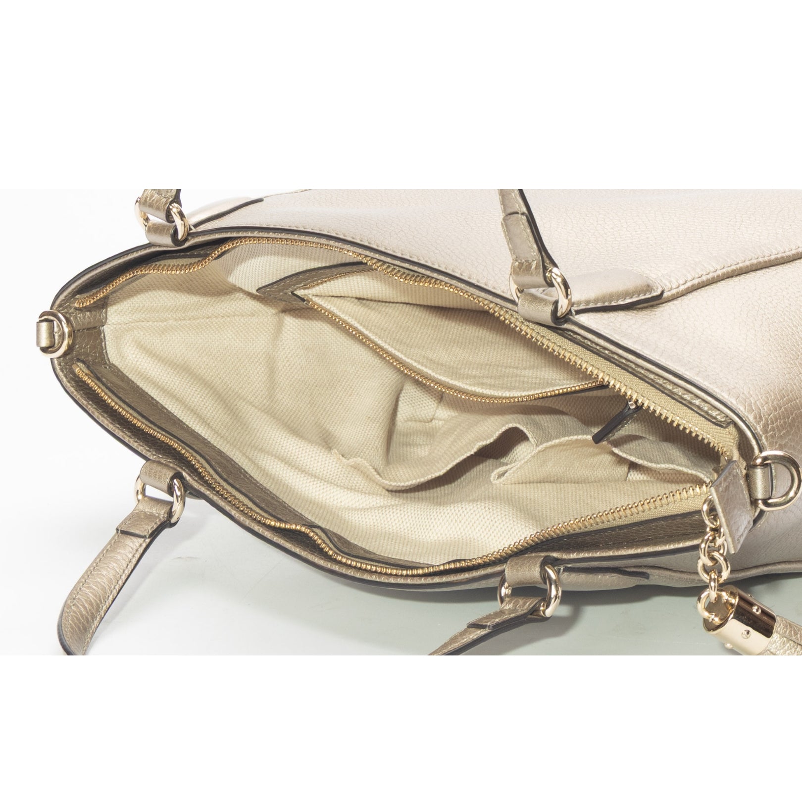 Gucci Metallic Soho Convertible Satchel