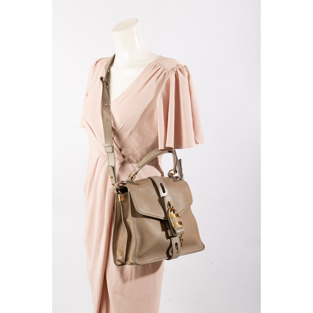 Chloe Beige Aby Day Shoulder Bag