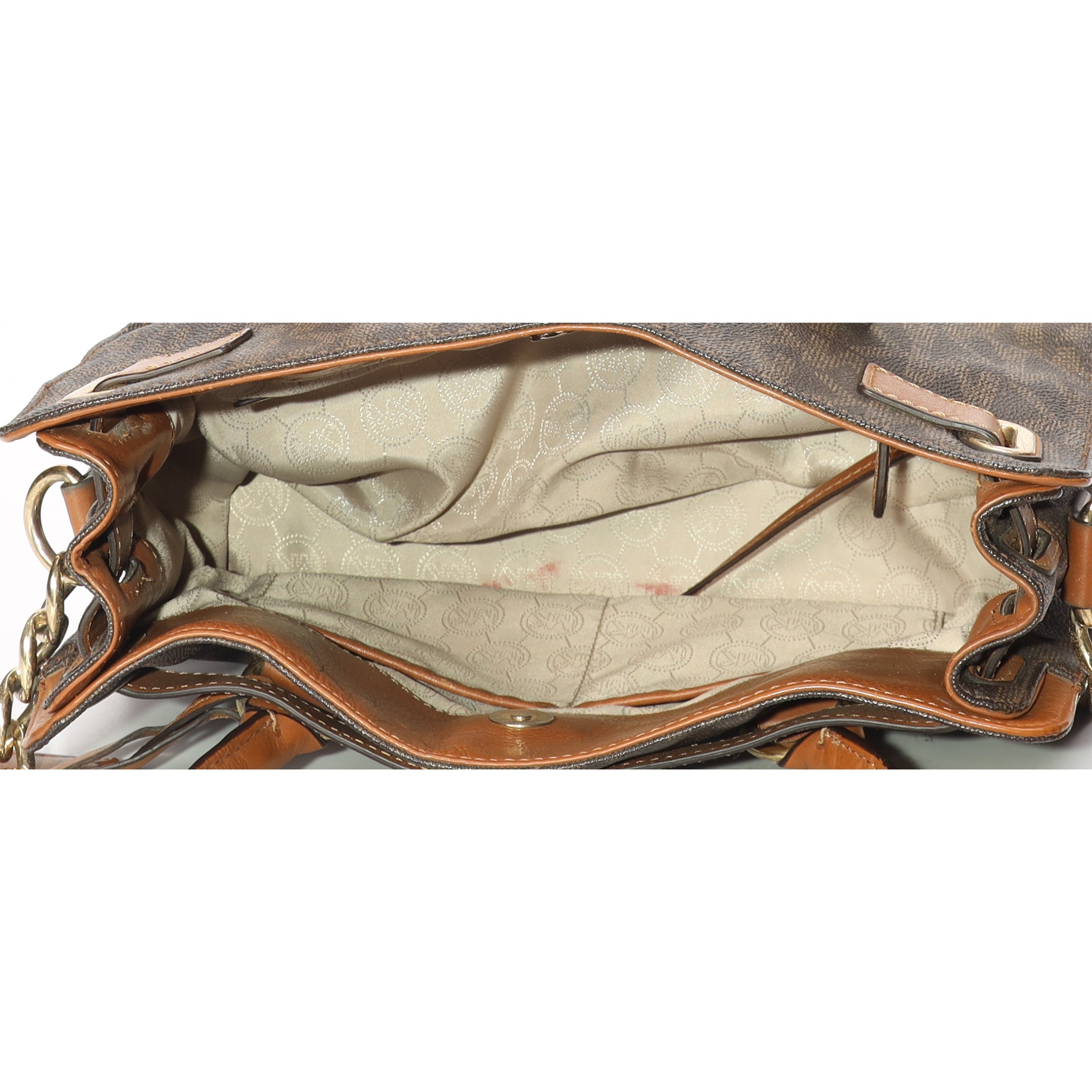 Michael Kors Hamilton Brown Logo Tote