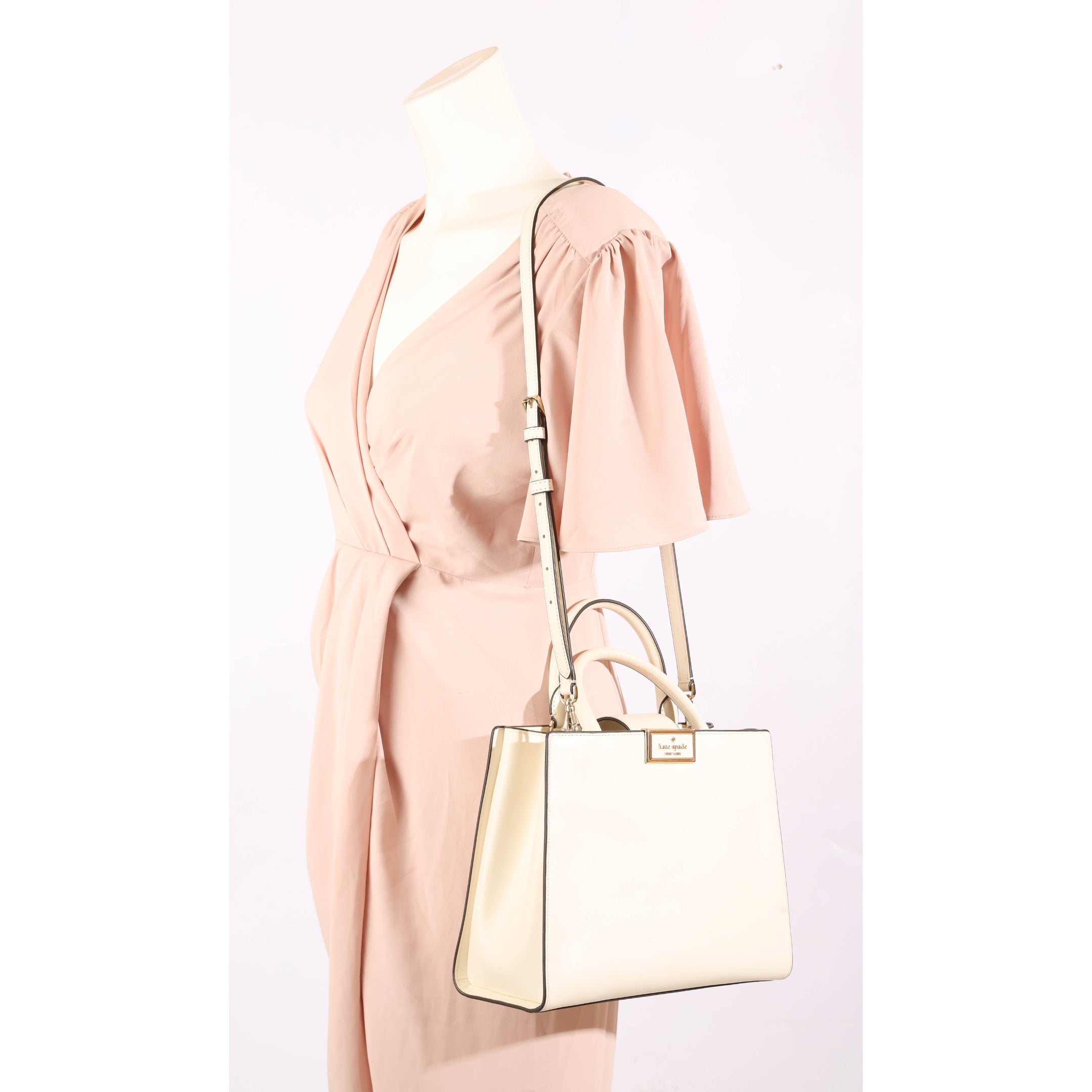 Kate Spade Reegan White Convertible Satchel