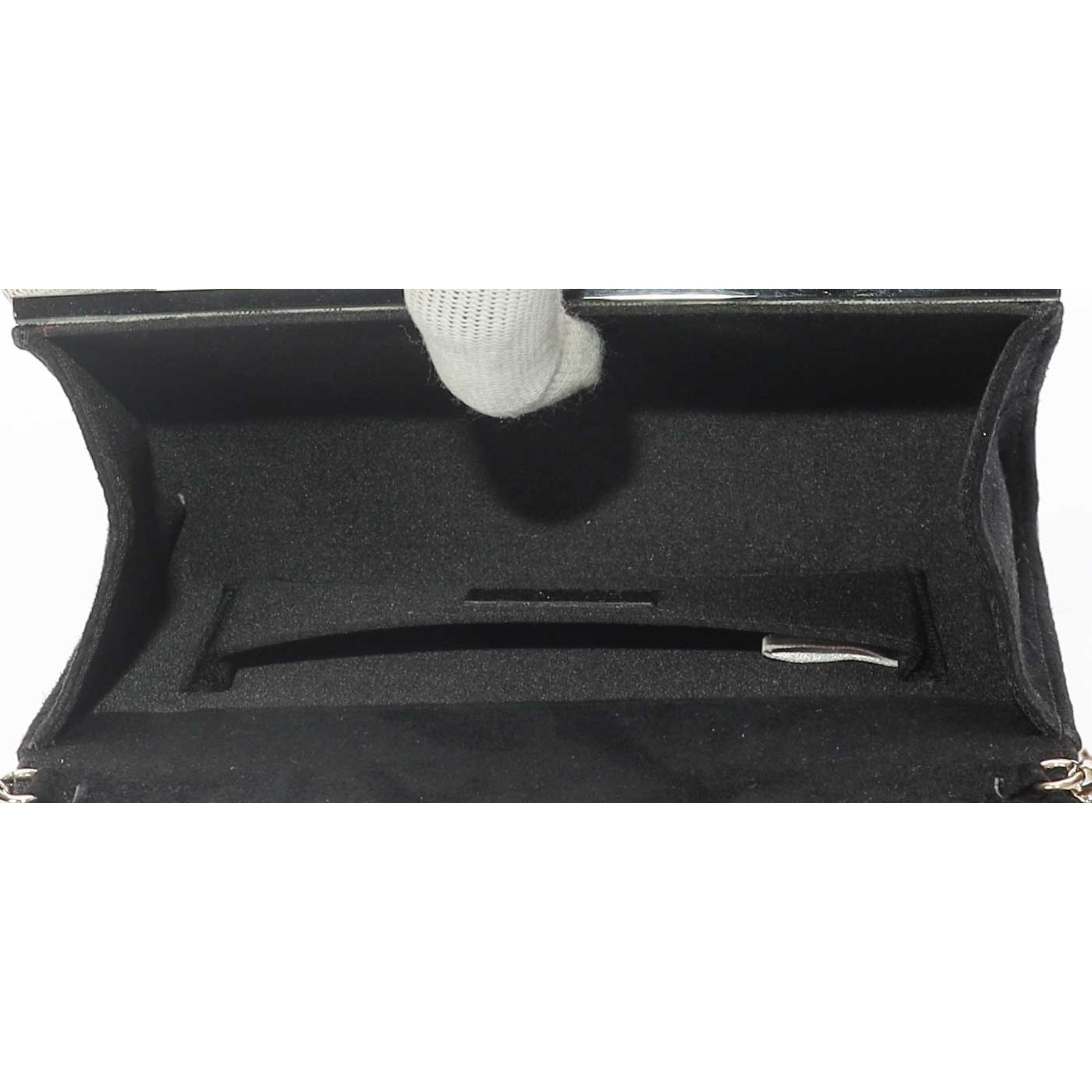 Jimmy Choo Candy Black Clutch