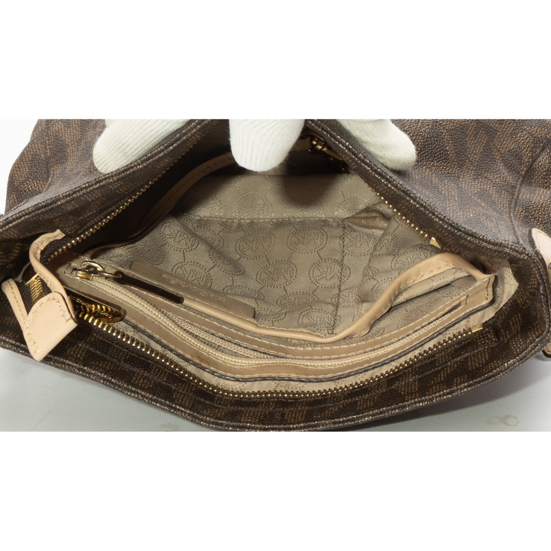 Michael Kors Jet Set Travel Brown Messenger Bag