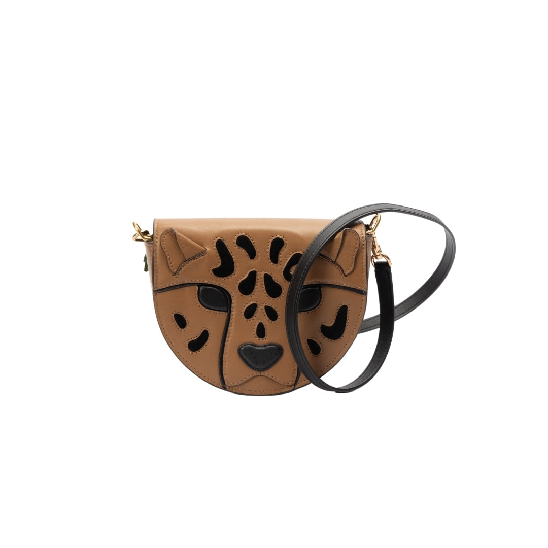 Kate spade Lucy 3D Leopard Flap Medium Crossbody Bag