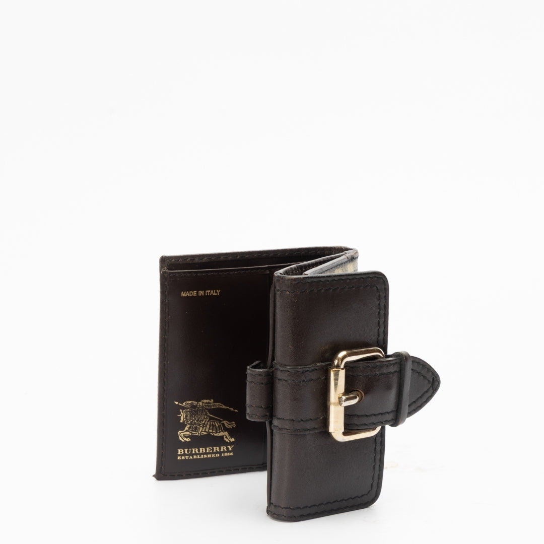 Burberry Haymarket Check Bifold Wallet