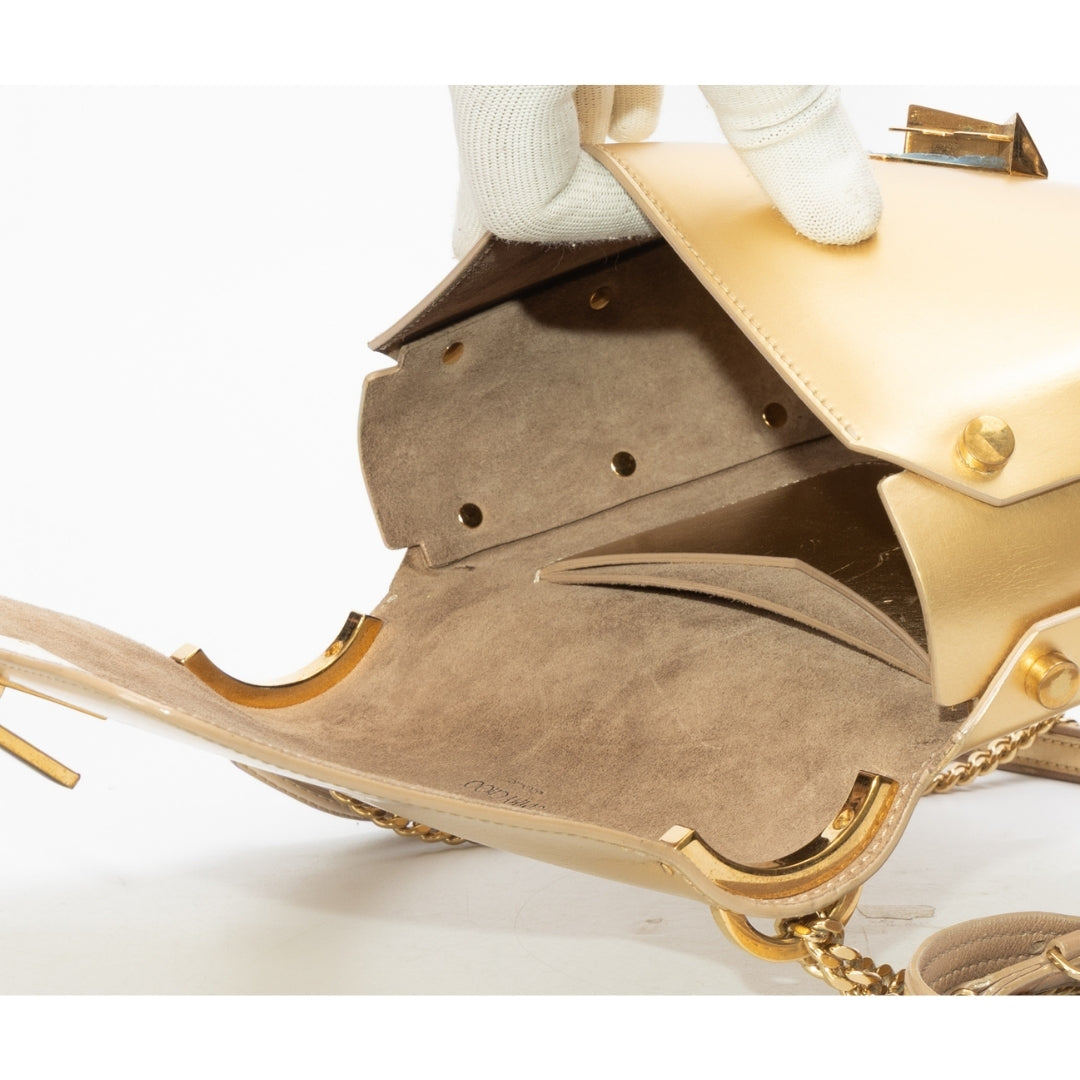 Jimmy Choo Leather Lockette Shoulder Bag