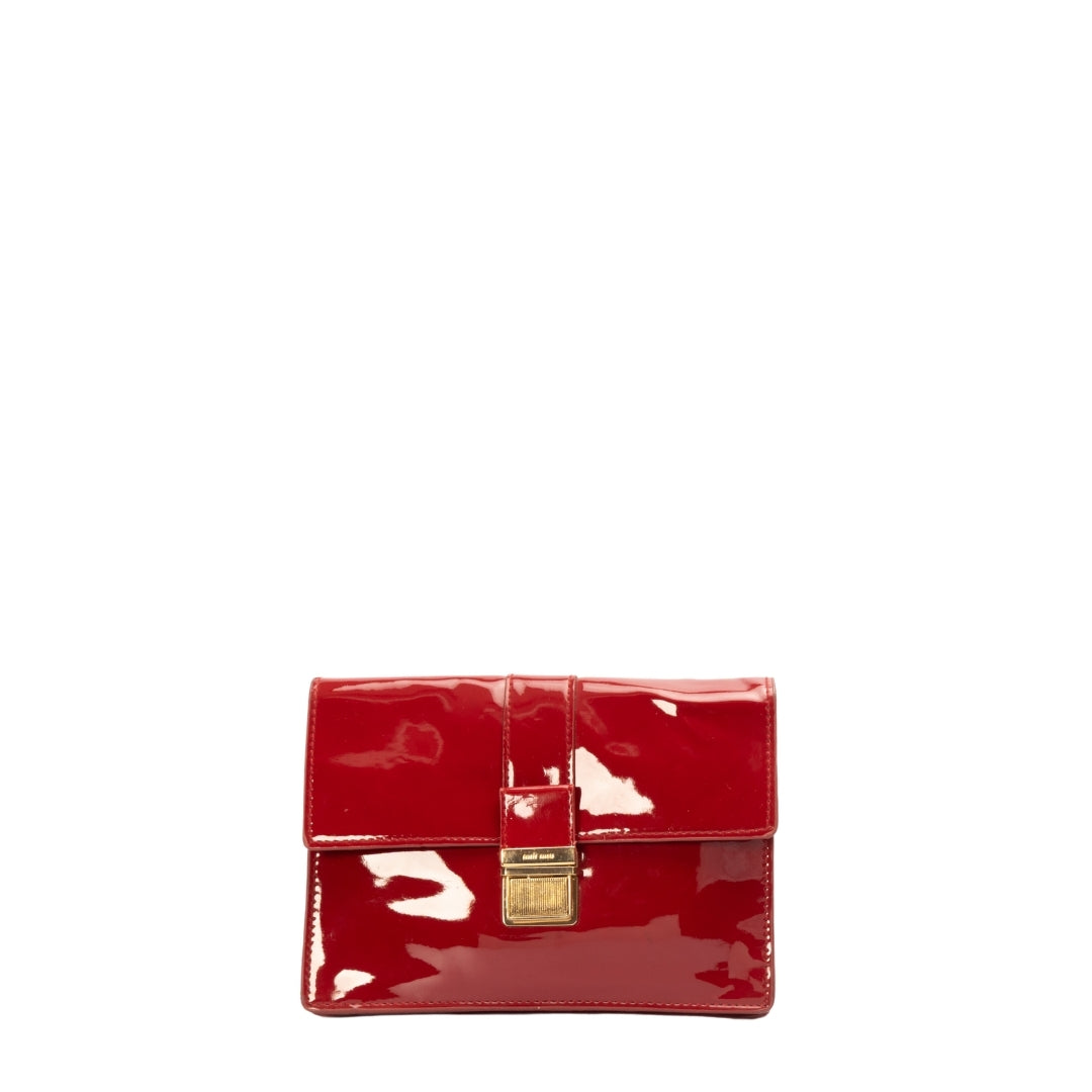 Miu Miu Patent Leather Clutch