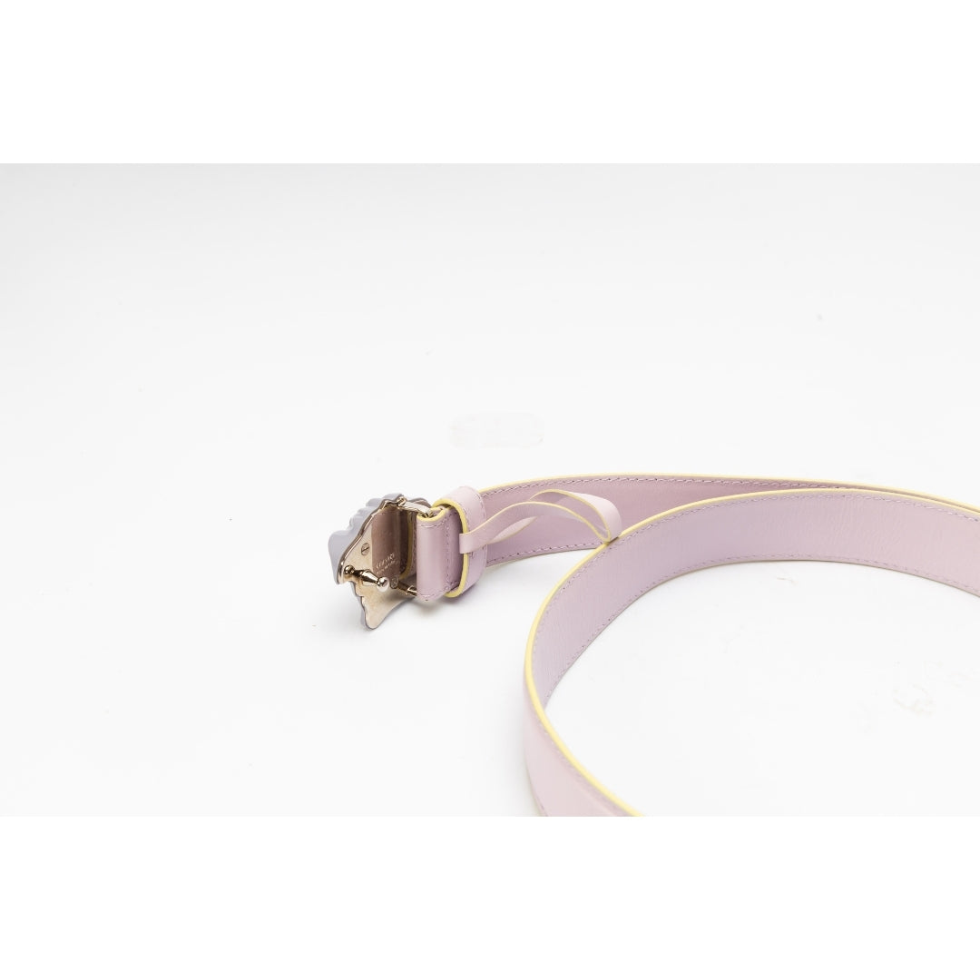 Versace Leather Medusa Buckle Belt