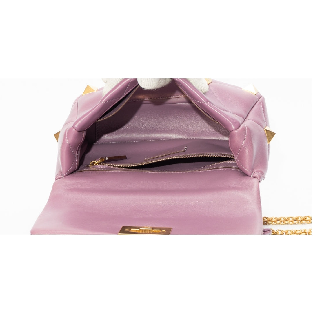 Valentino Garavani Small Roman Stud Top Handle Bag