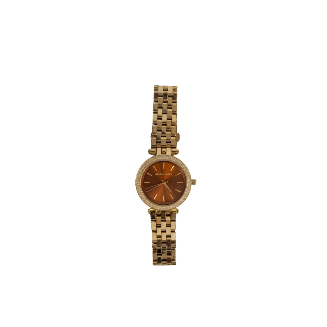 Michael Kors mini darci garnet pearl watch